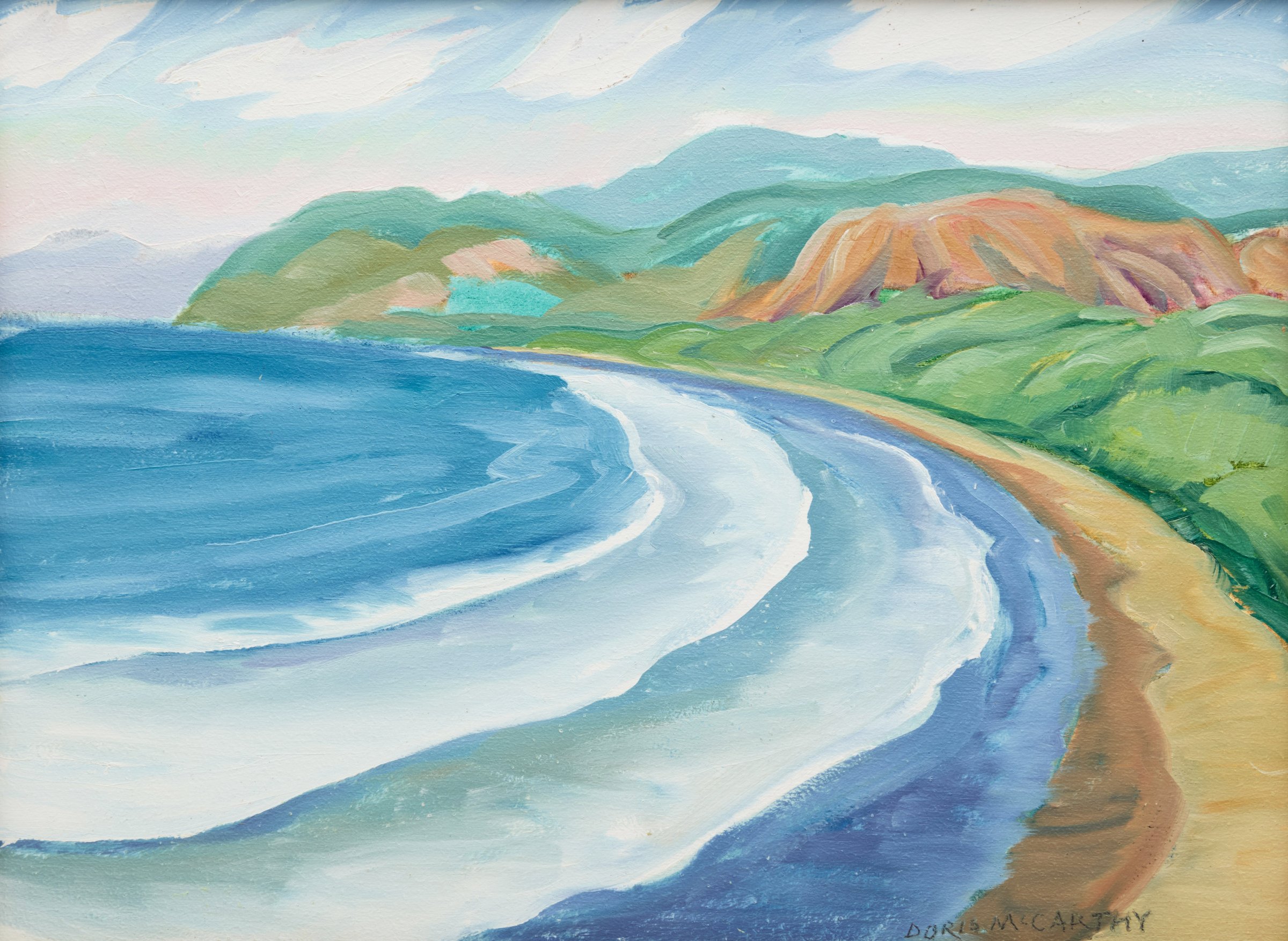 The Waves from La Palm by Doris Jean McCarthy