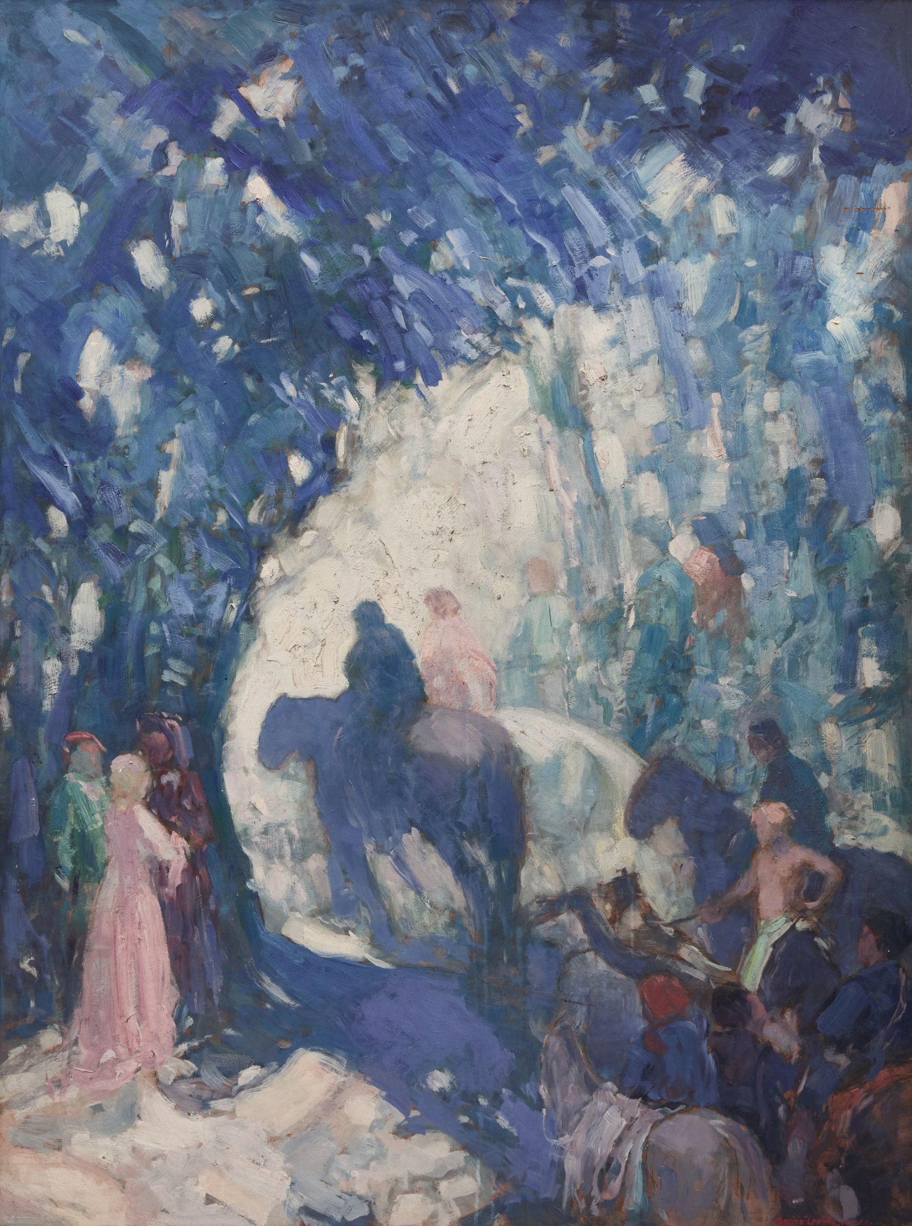 Mystical Scene by Andréas Christian Gottfried Lapine