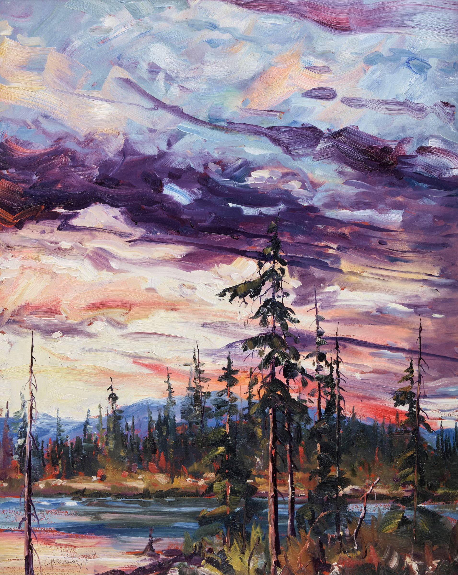 Passing Storm at Jack Pine by Rod Charlesworth