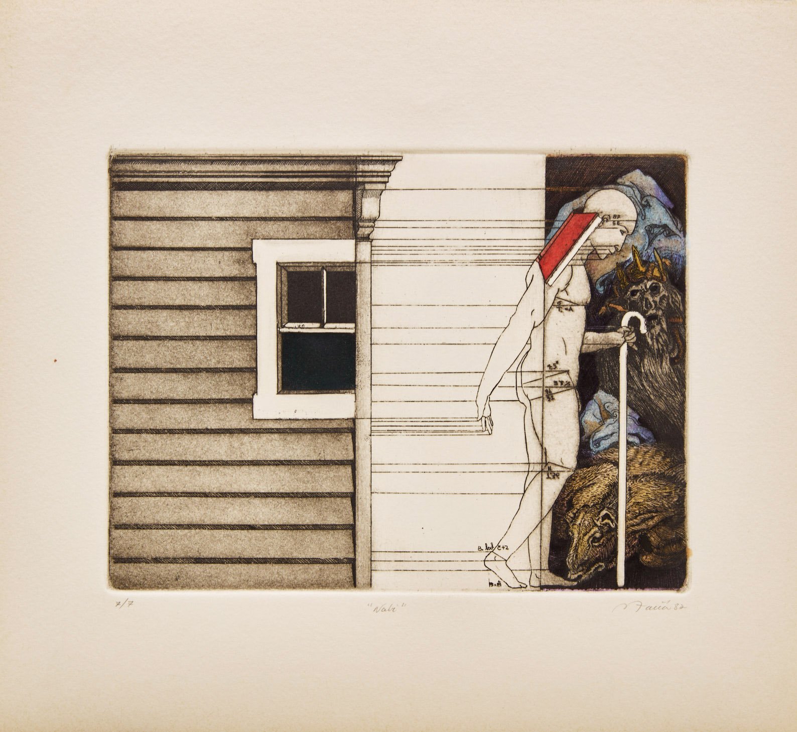 Carlos Maciá, The Dinaledia Folio, seven hand-coloured etchings, 1982 - view 2