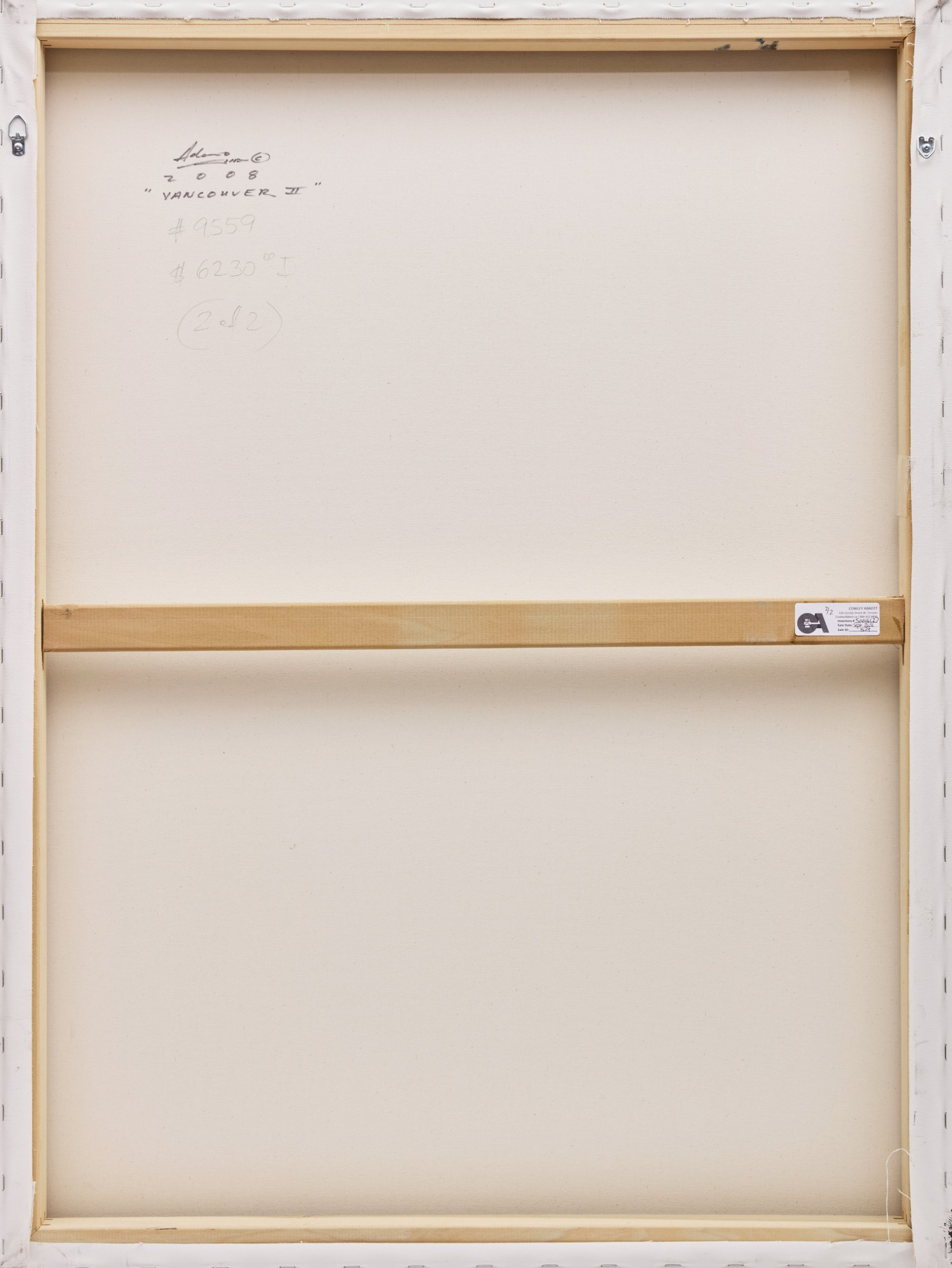 Pietro Adamo, Citta Series: Vancouver I and Vancouver II, two oils on canvas, 2008 - view 4