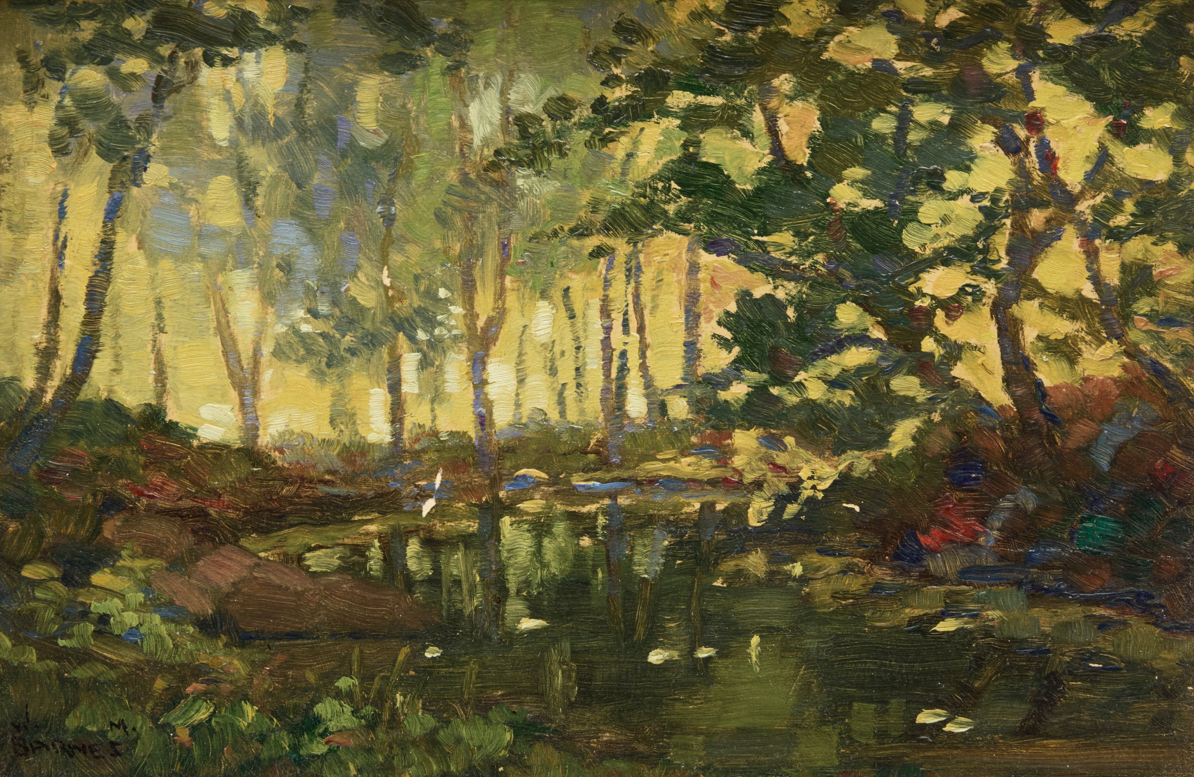 A Pond in the Woods by Wilfred Molson Barnes