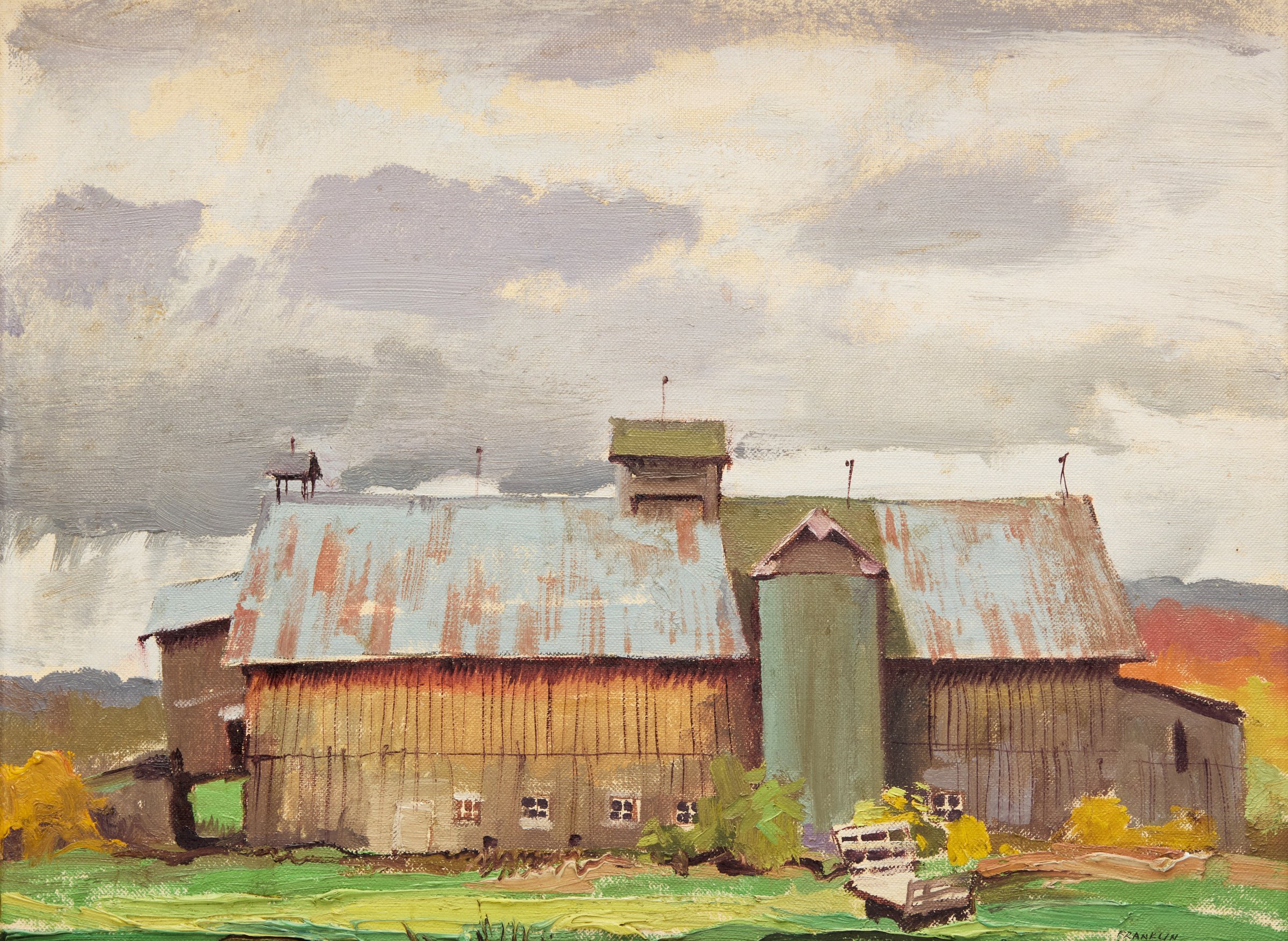 Old Barn Near Knowlton, Quebec by George Franklin Arbuckle