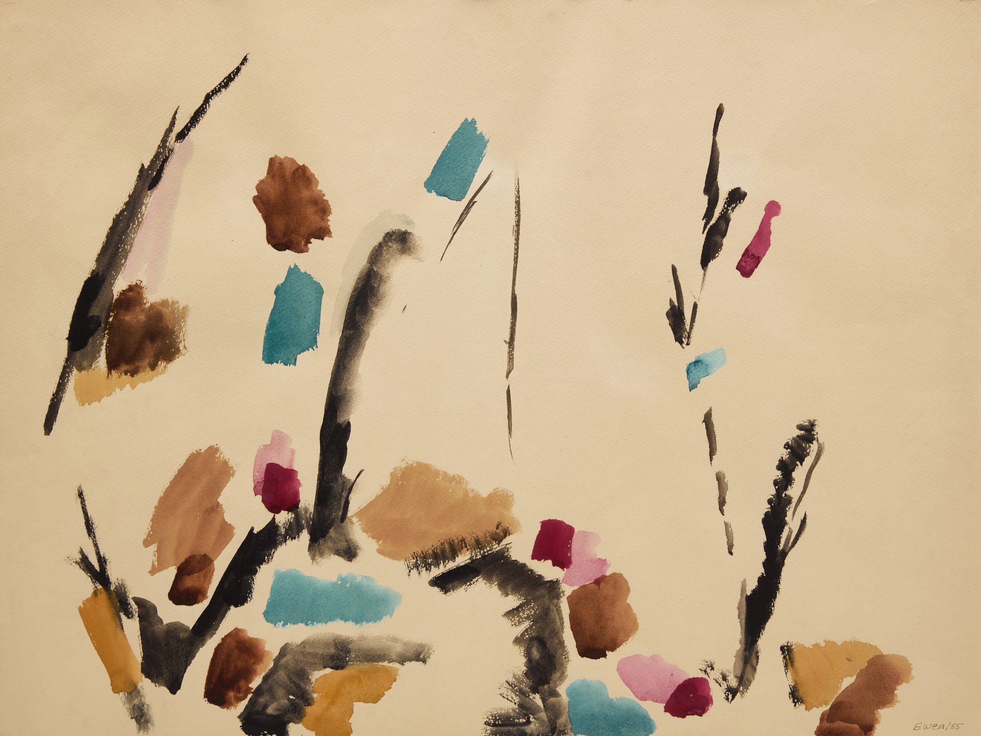 Untitled Abstraction by William Paterson Ewen