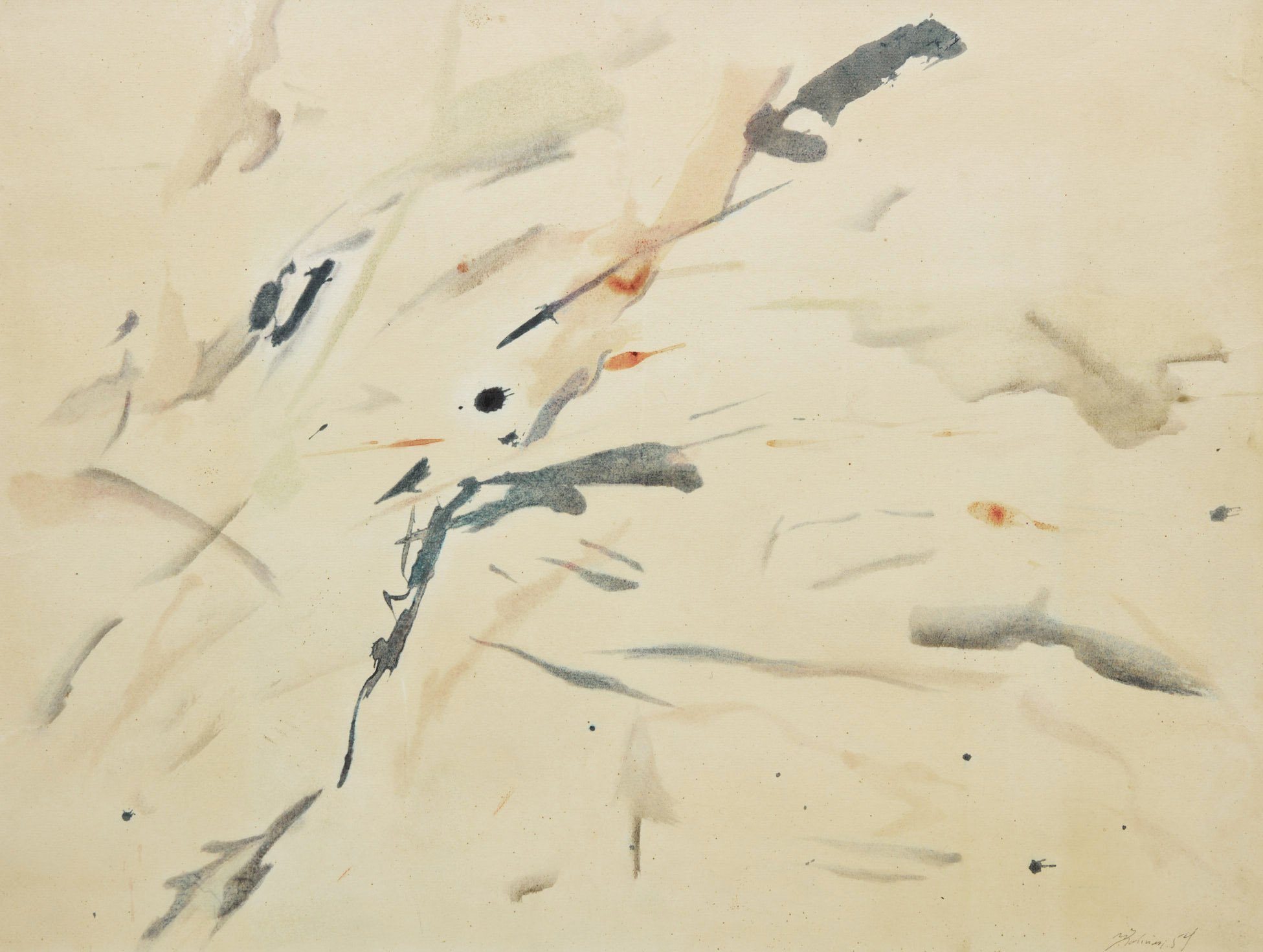 Untitled Abstraction by Guido Molinari