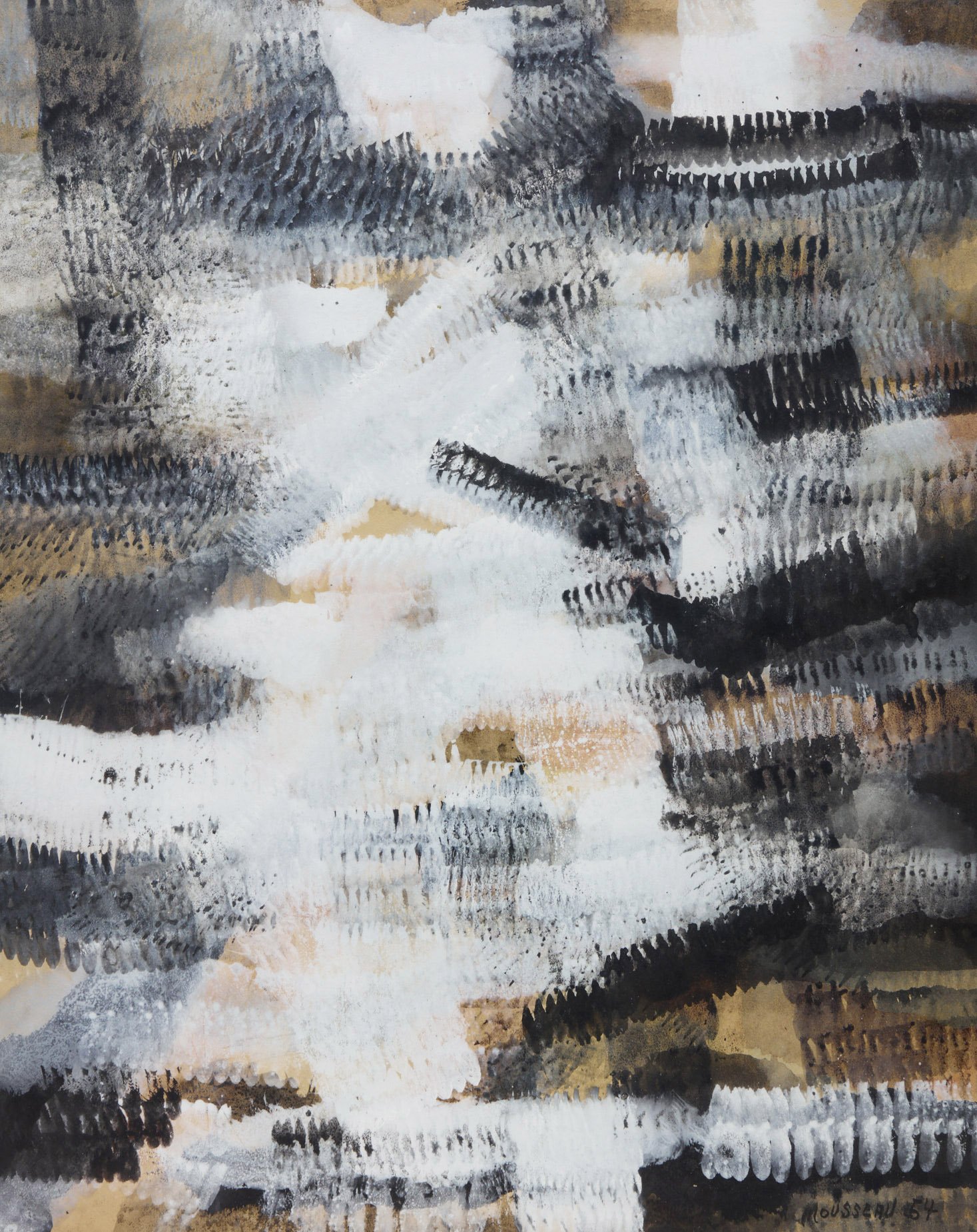 Untitled Abstraction by Jean-Paul Mousseau