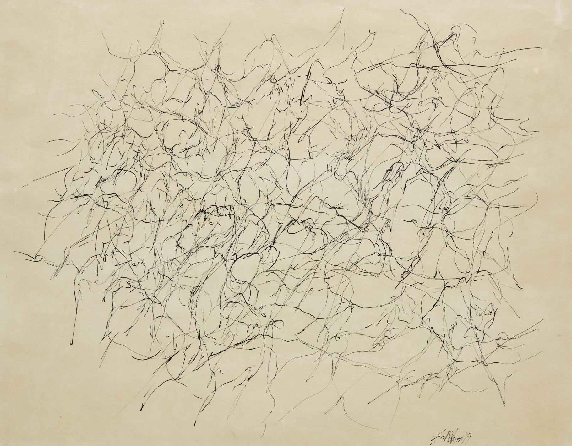 Untitled Abstraction by Guido Molinari
