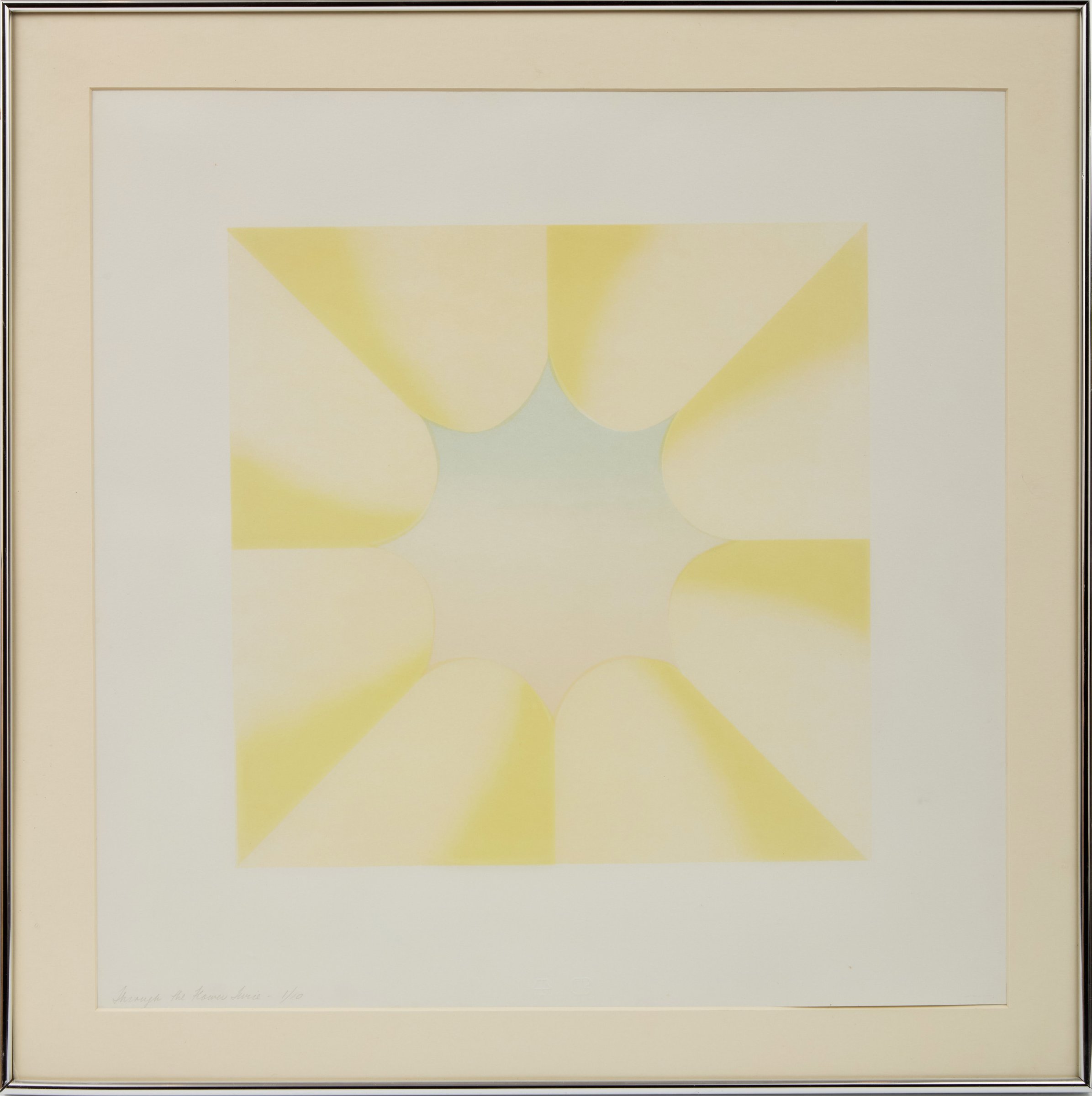 Judy Chicago, Through the Flower Twice, three colour lithographs, 1972 - view 2
