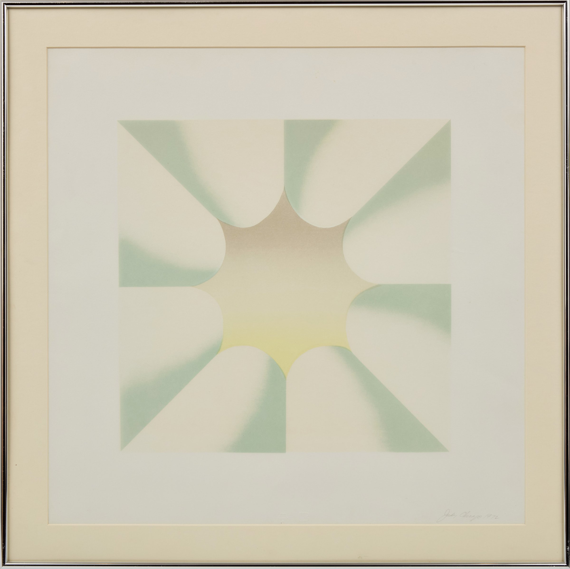 Judy Chicago, Through the Flower Twice, three colour lithographs, 1972 - view 5