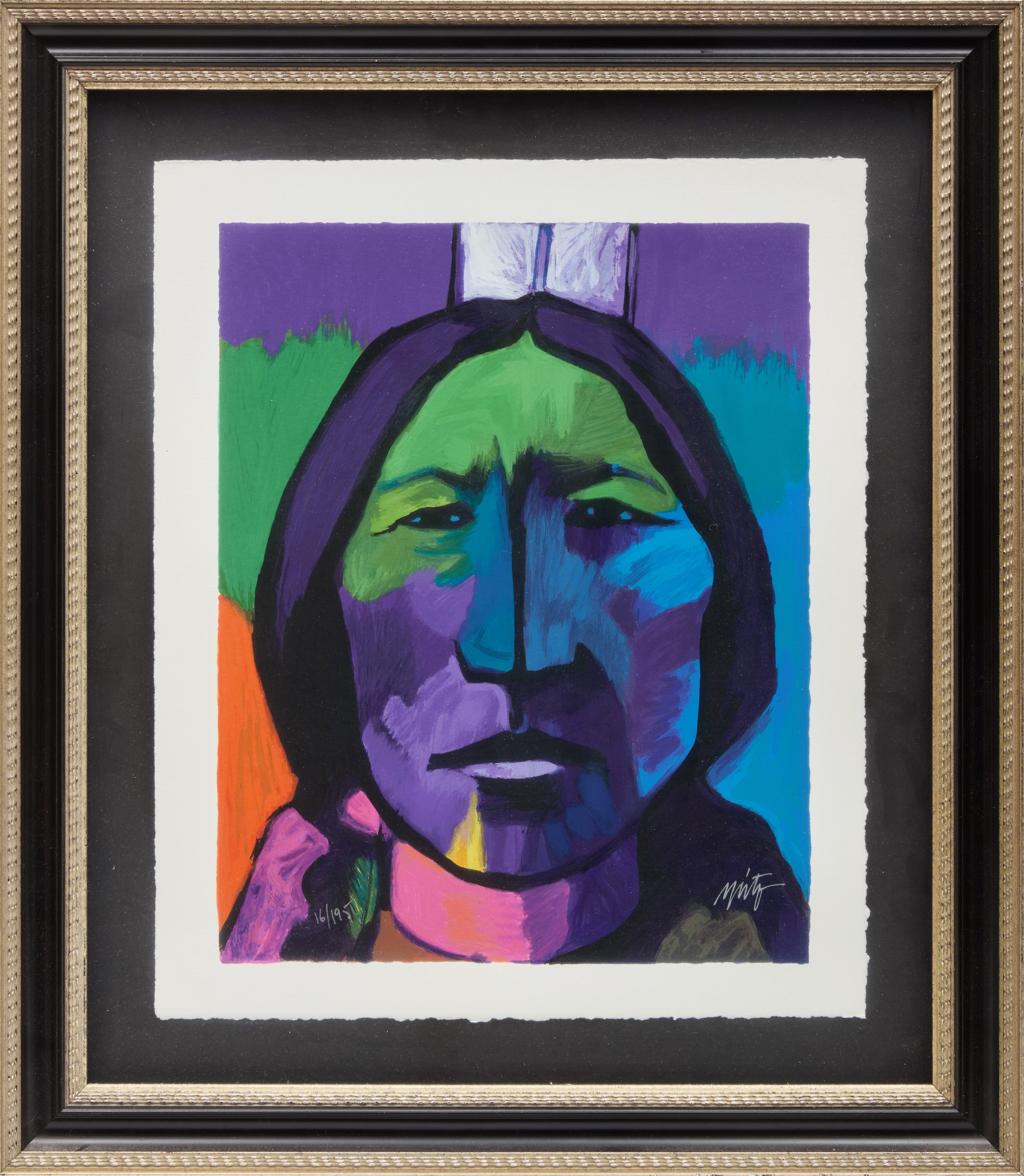 John Nieto, The Custer Suite and John Nieto: Retrospective, five colour serigraphs and book, 1993 - view 14