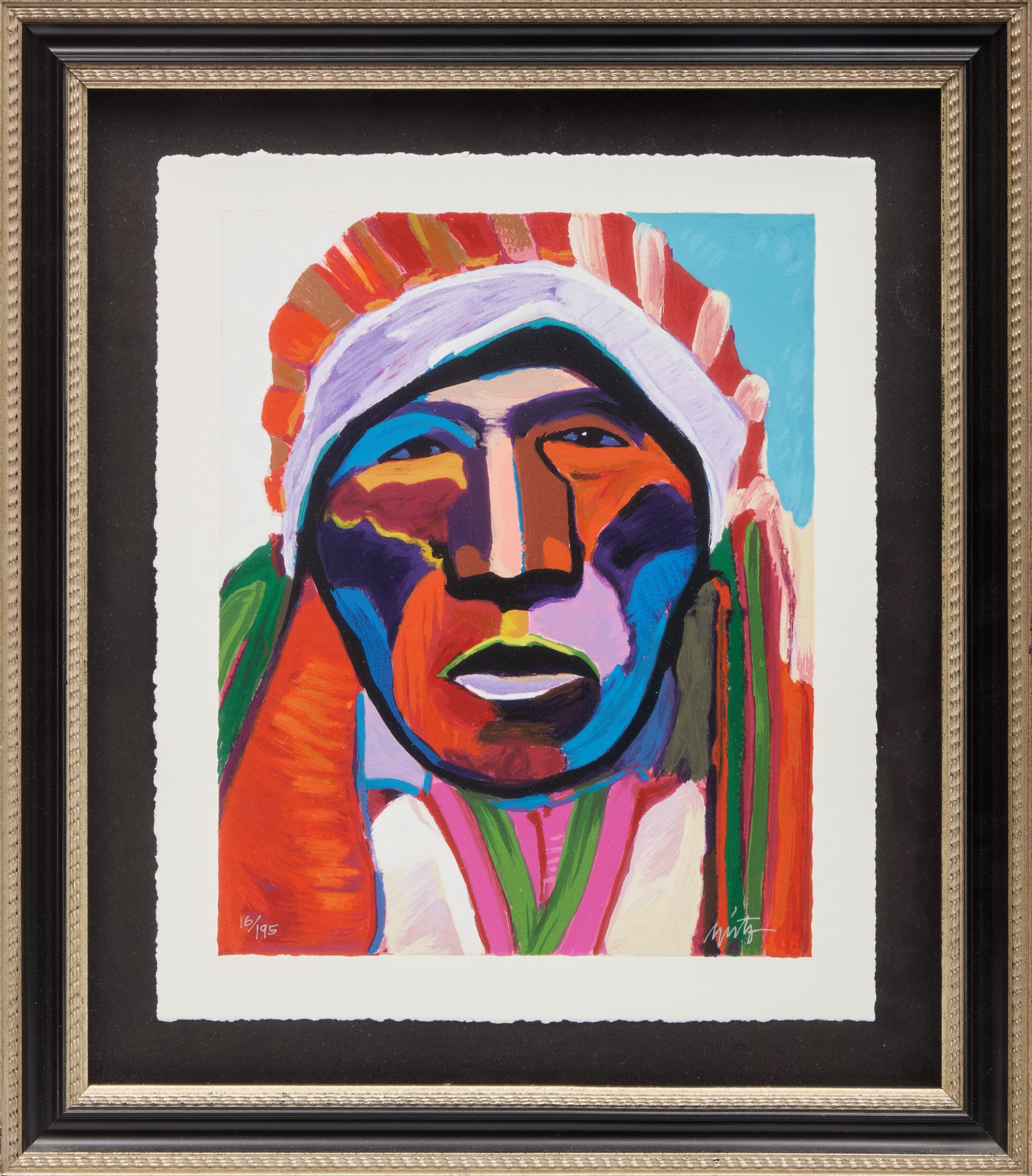 John Nieto, The Custer Suite and John Nieto: Retrospective, five colour serigraphs and book, 1993 - view 2