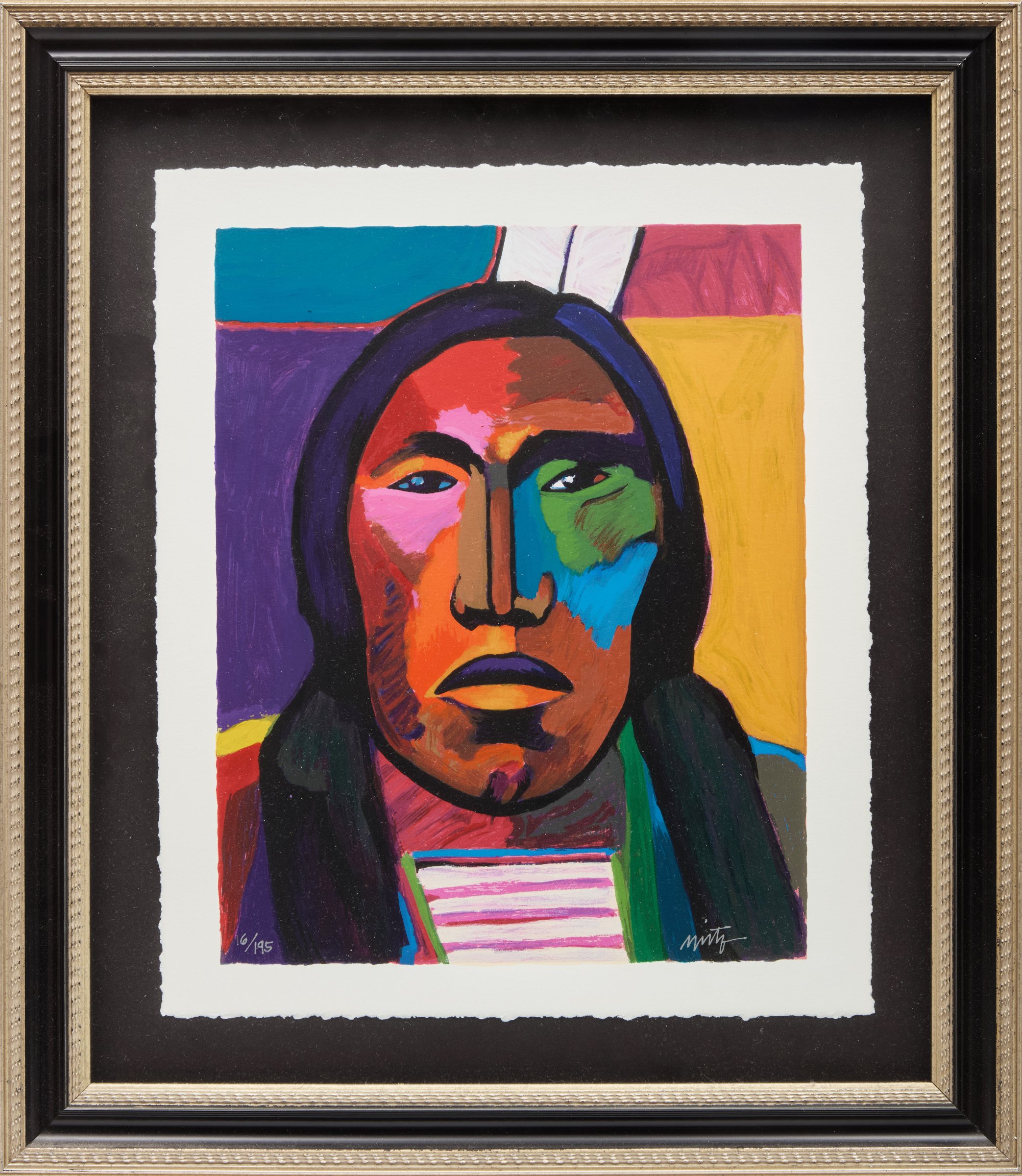 John Nieto, The Custer Suite and John Nieto: Retrospective, five colour serigraphs and book, 1993 - view 11