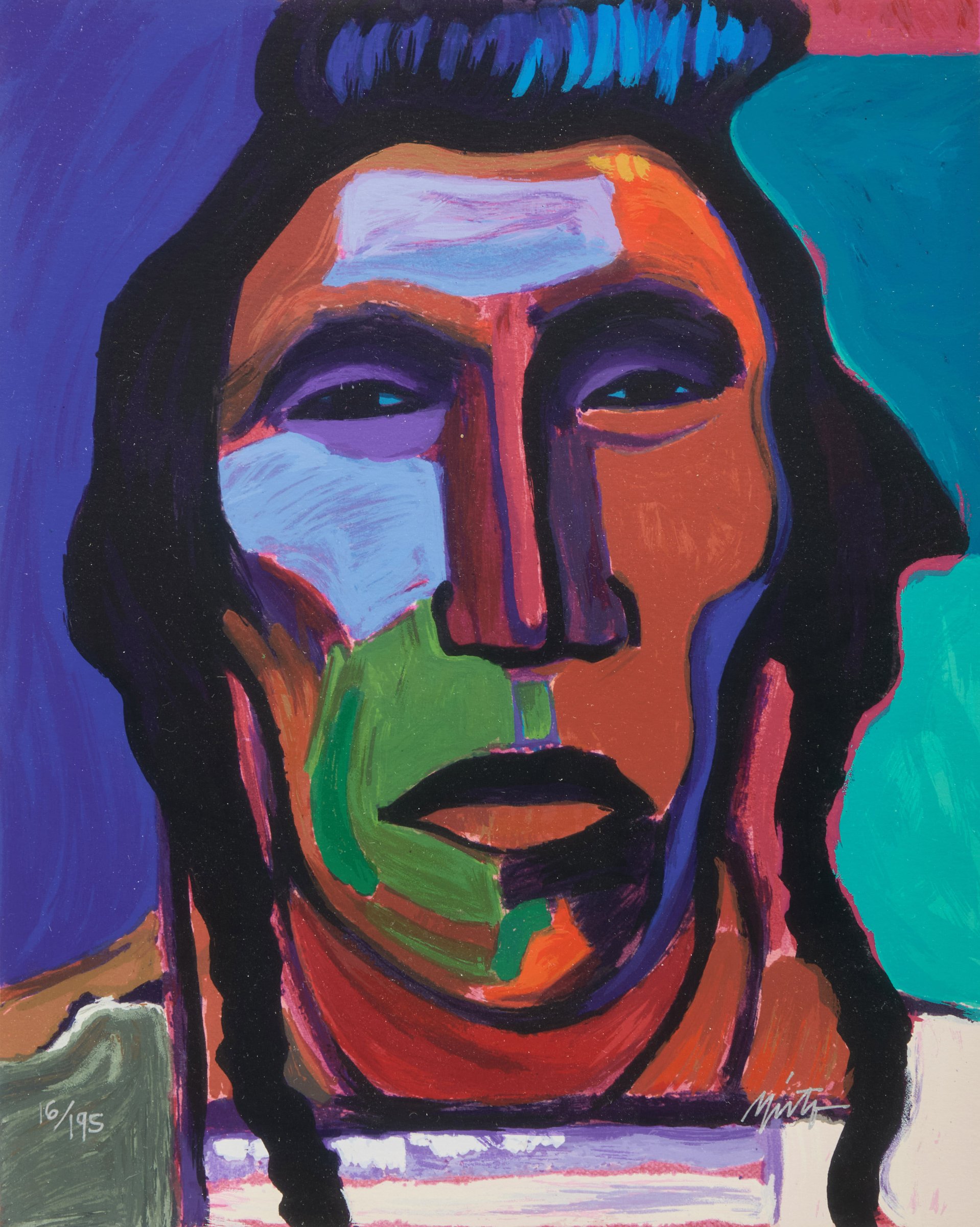 John Nieto, The Custer Suite and John Nieto: Retrospective, five colour serigraphs and book, 1993 - view 4