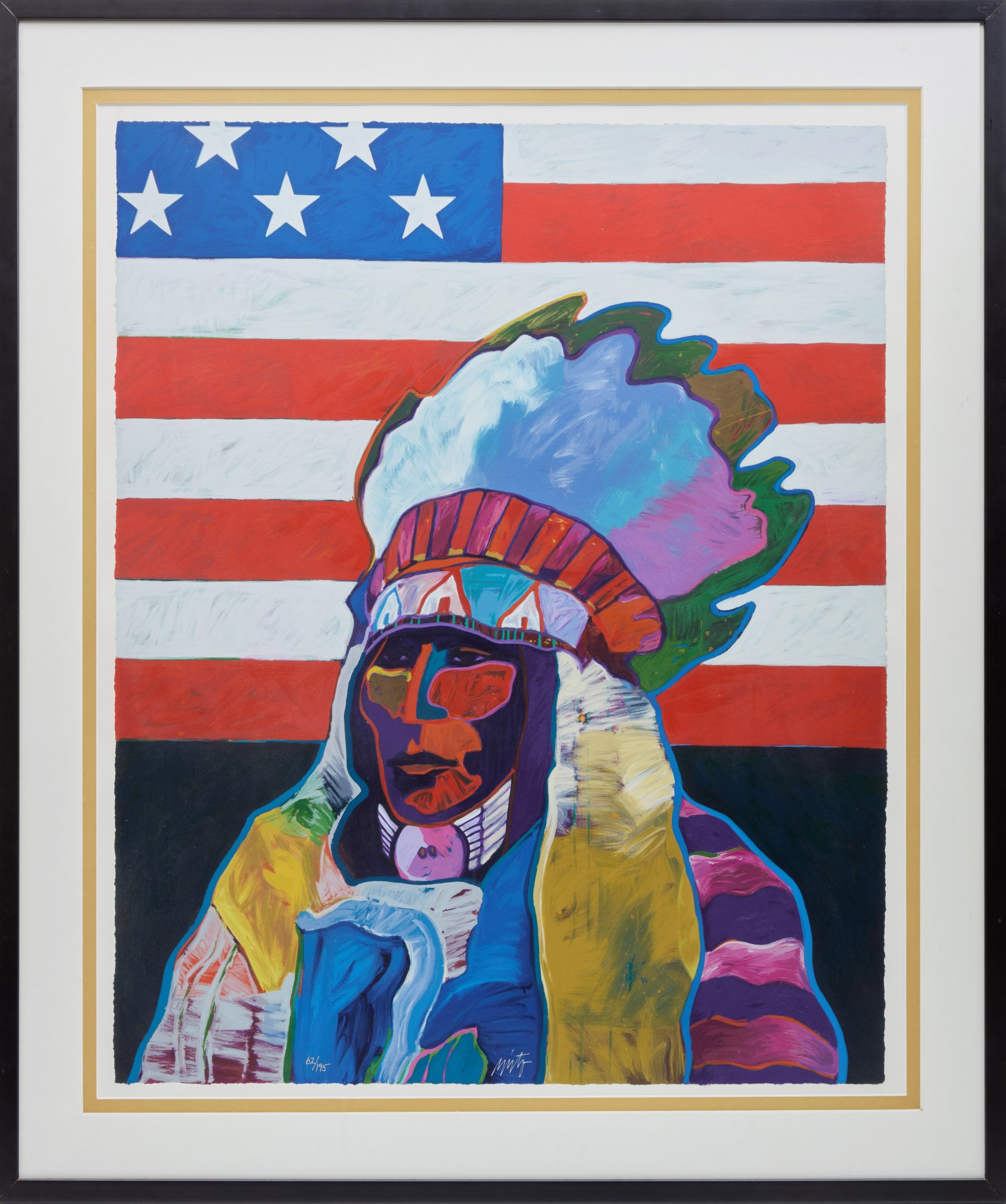 John Nieto, O' Say Can You See, colour serigraph, 1995 - view 2
