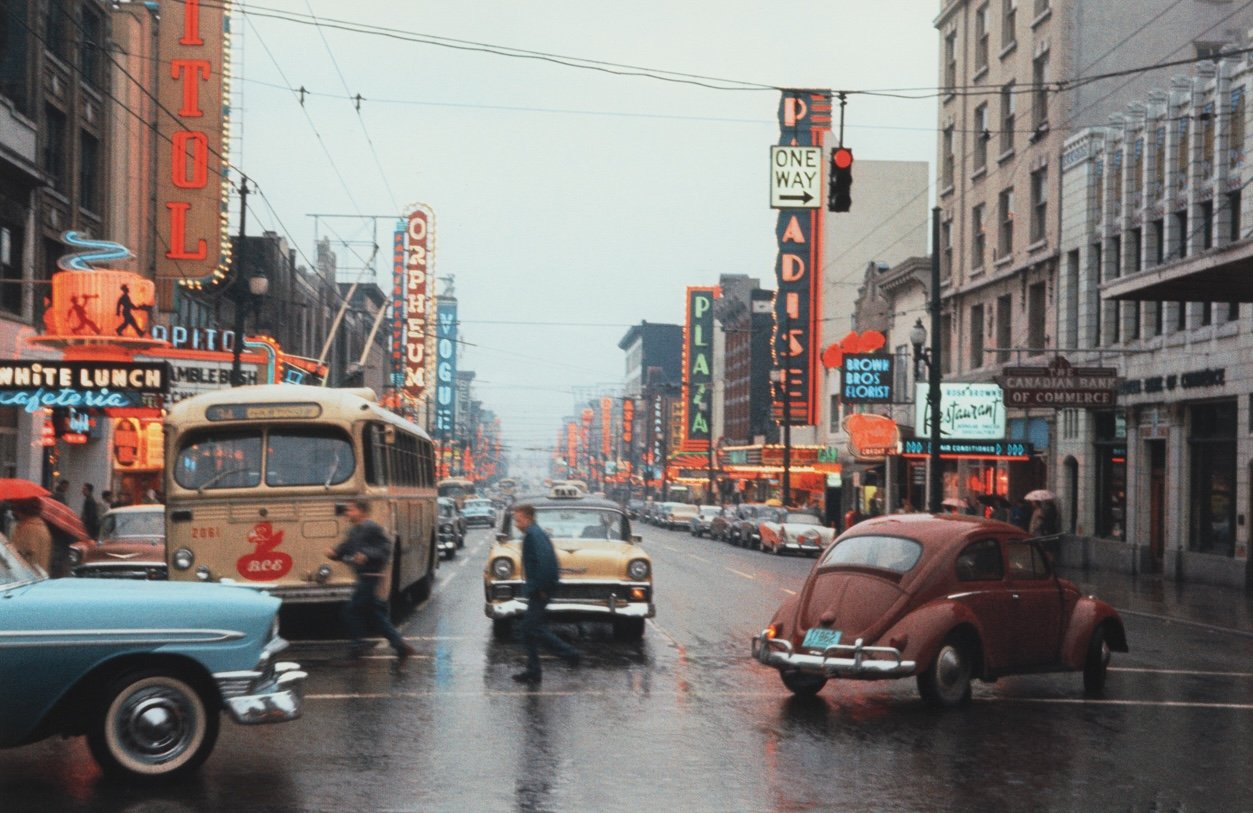 Granville / Robson by Fred Herzog