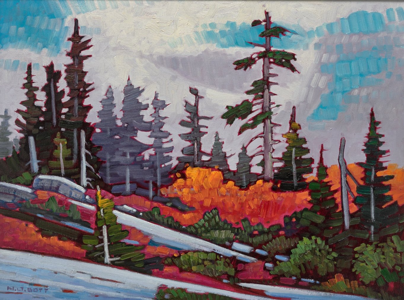 Autumn on Seymour Mountain by Nicholas J. Bott