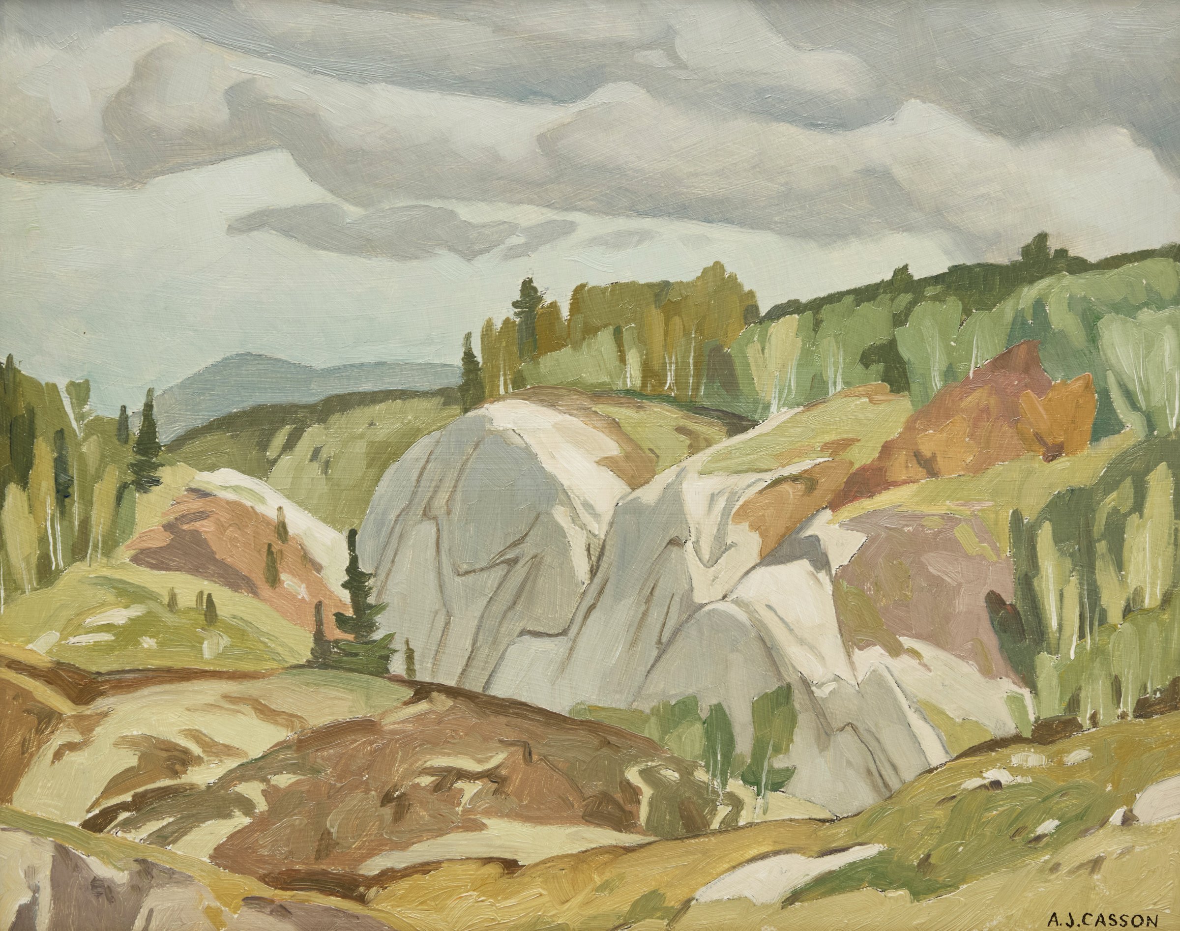 September at Espanola by Alfred Joseph Casson