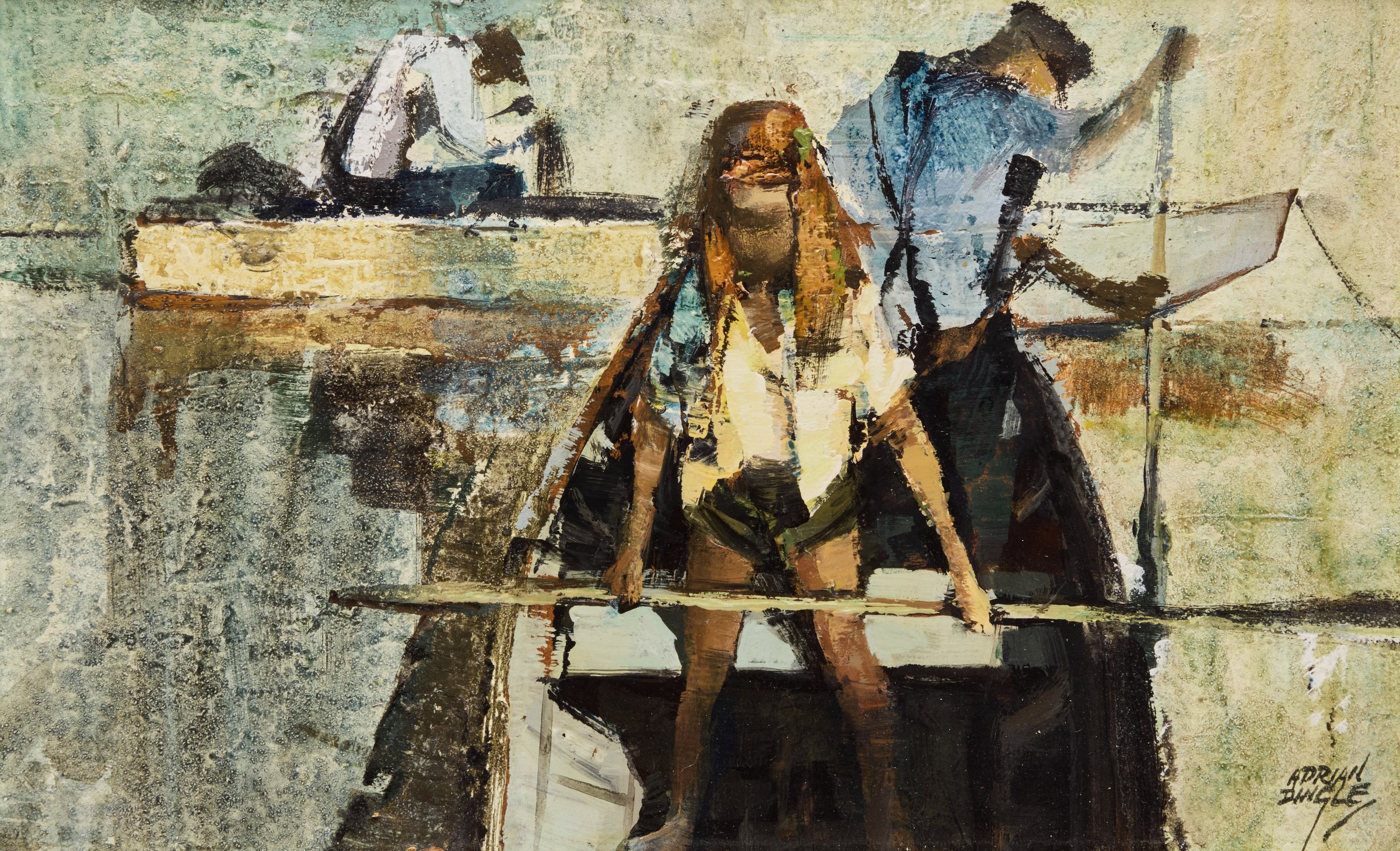 Child of the Harbour, Cape Ann by John Adrian Darley Dingle