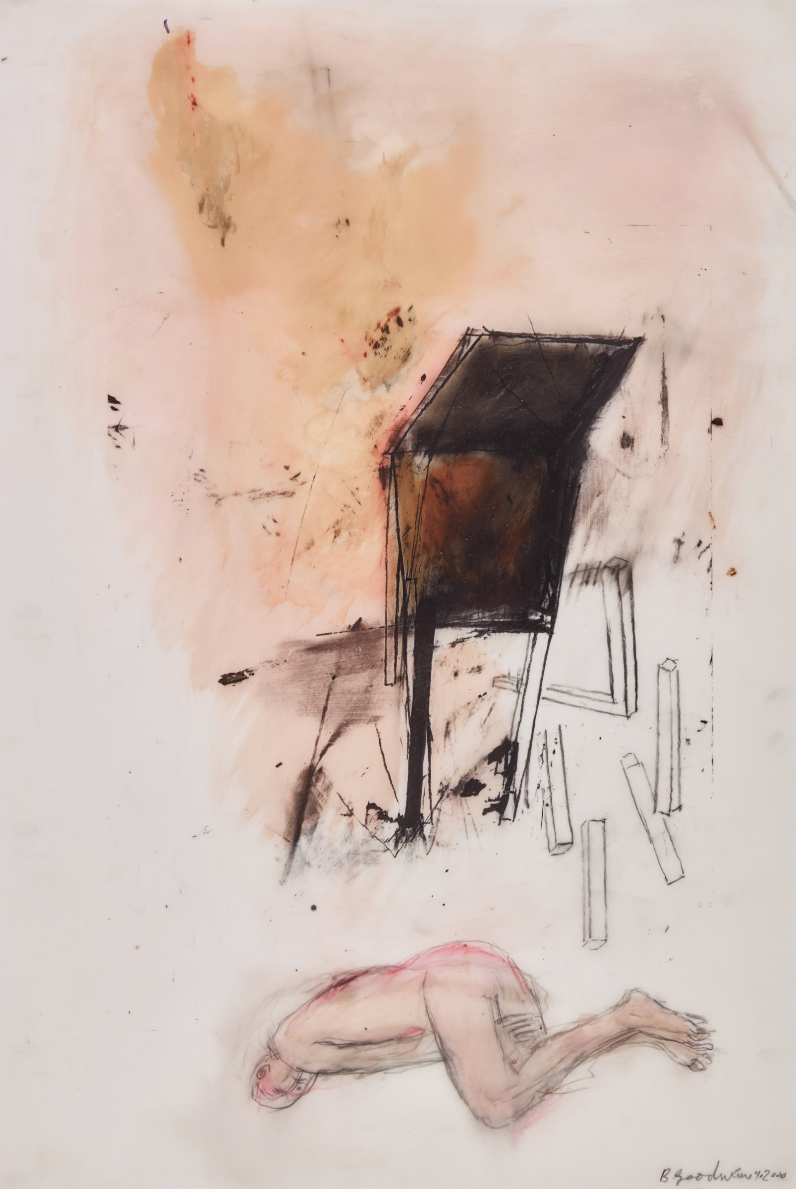 Chair and Figure by Betty Roodish Goodwin