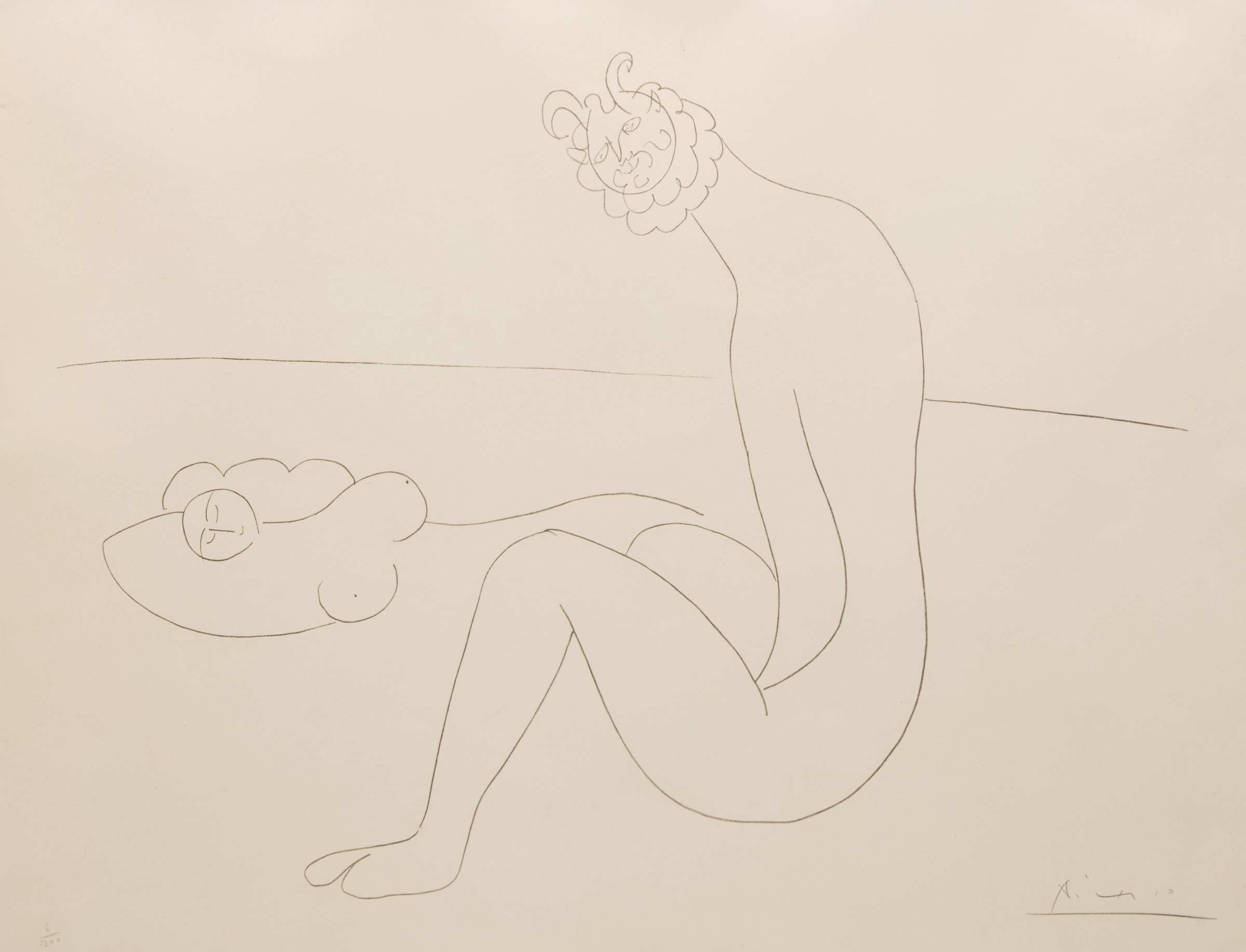 Les dessins d'Antibes IV by Pablo Picasso