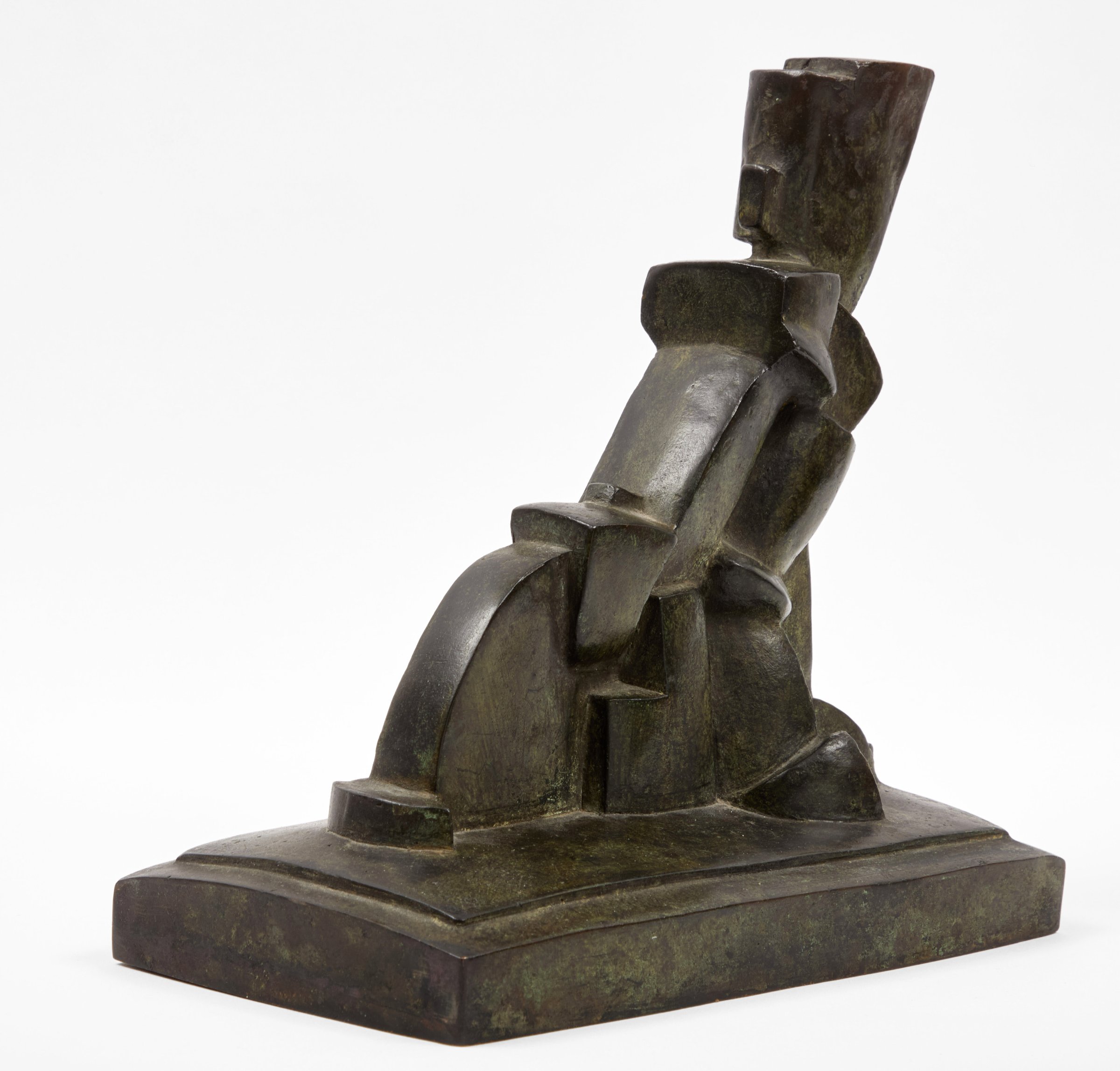 Mario Negri, Uomo Seduto, bronze, 1976 - view 3