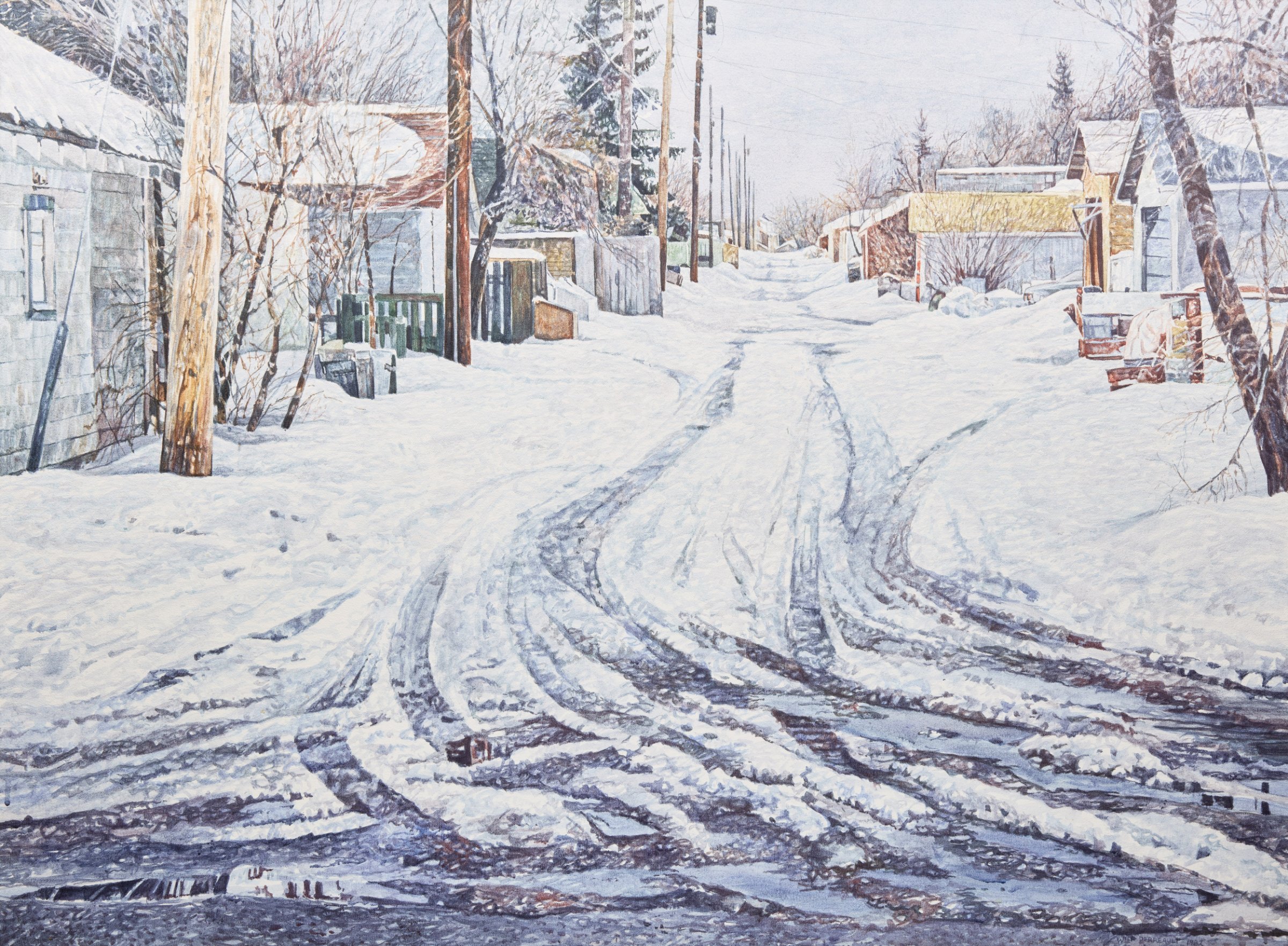 Fresh Tracks by Wilf Perreault