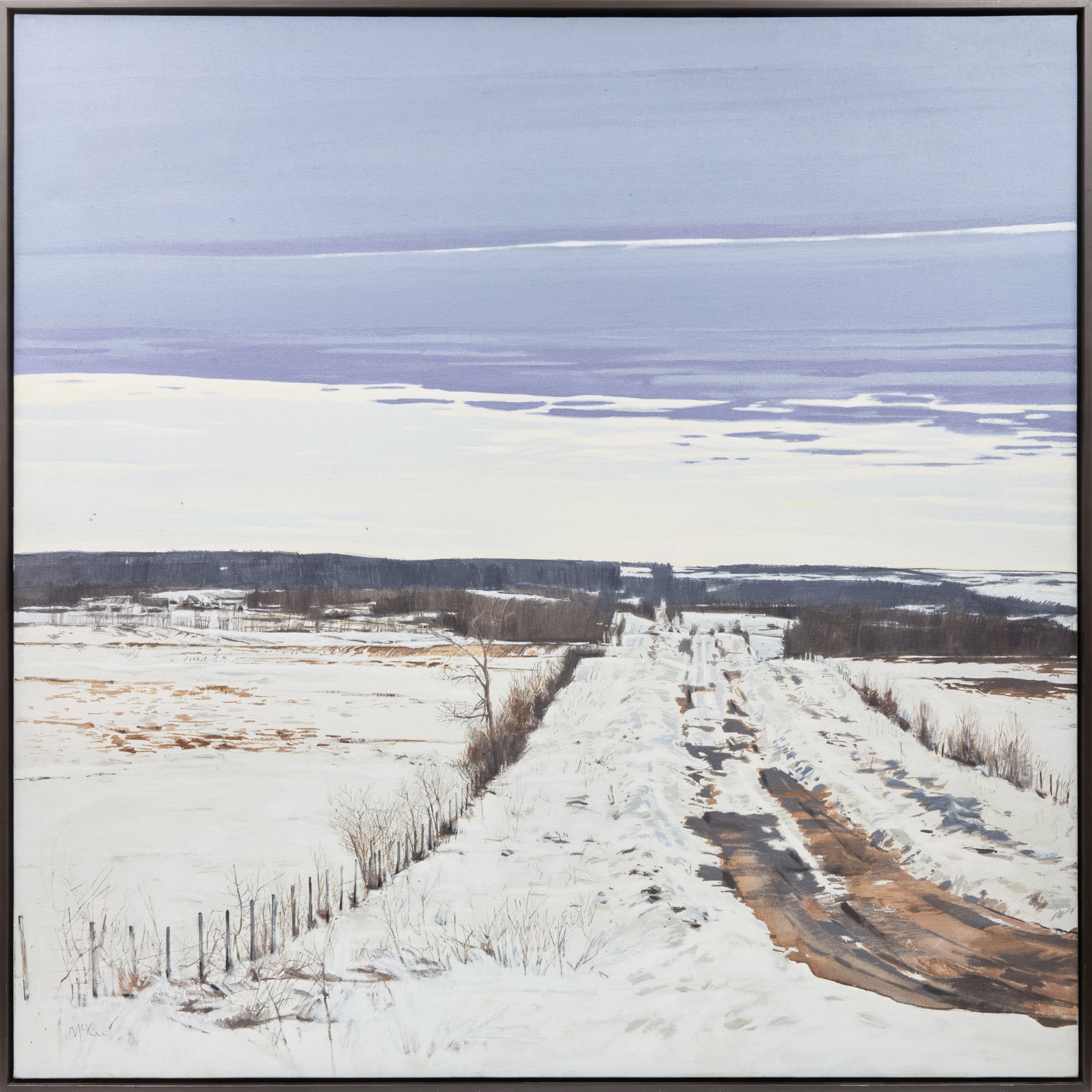 John McKee, Evening Thaw, acrylic on canvas, 1978 - view 2