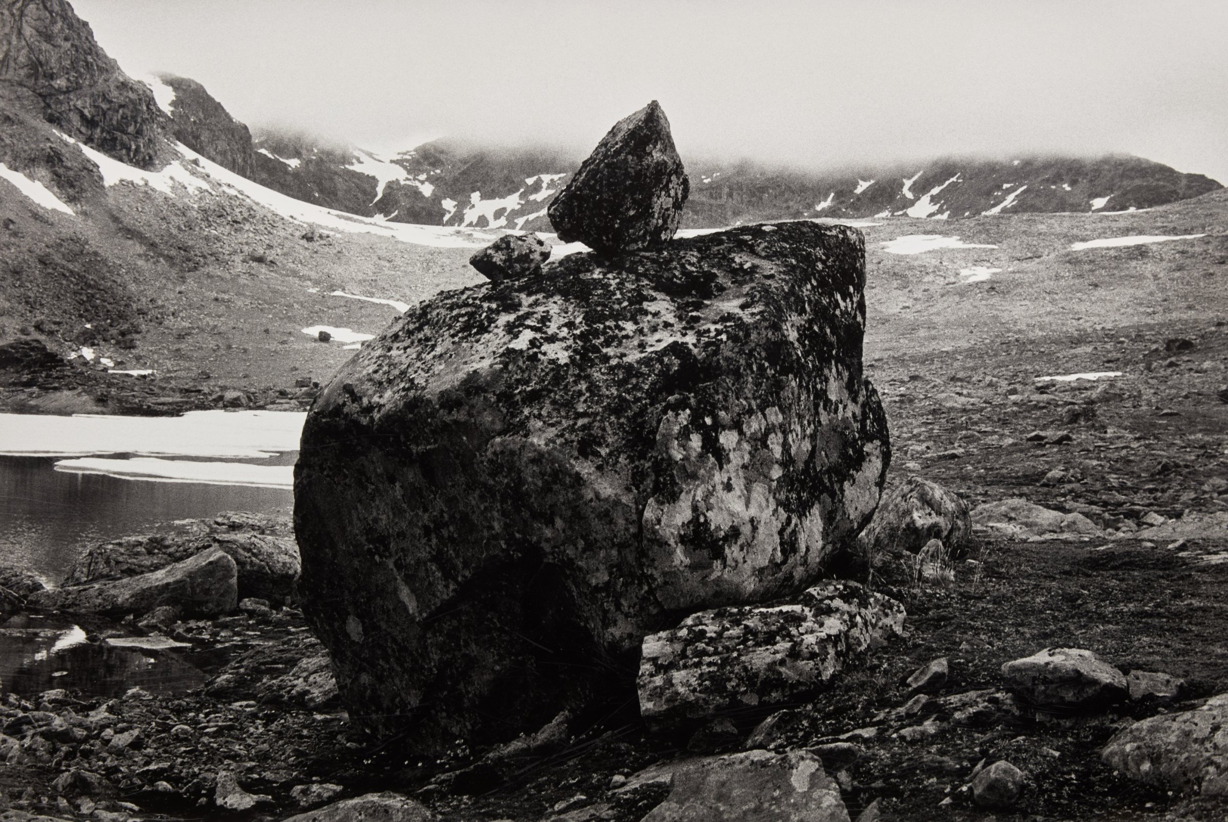 Touching Boulders by Hand by Hamish Fulton