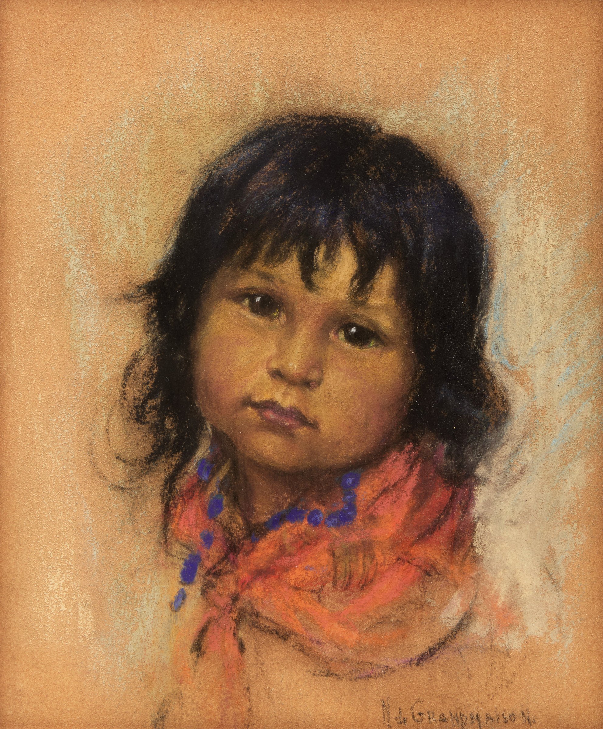 Untitled (Portrait of a Child) by Nicholas de Grandmaison