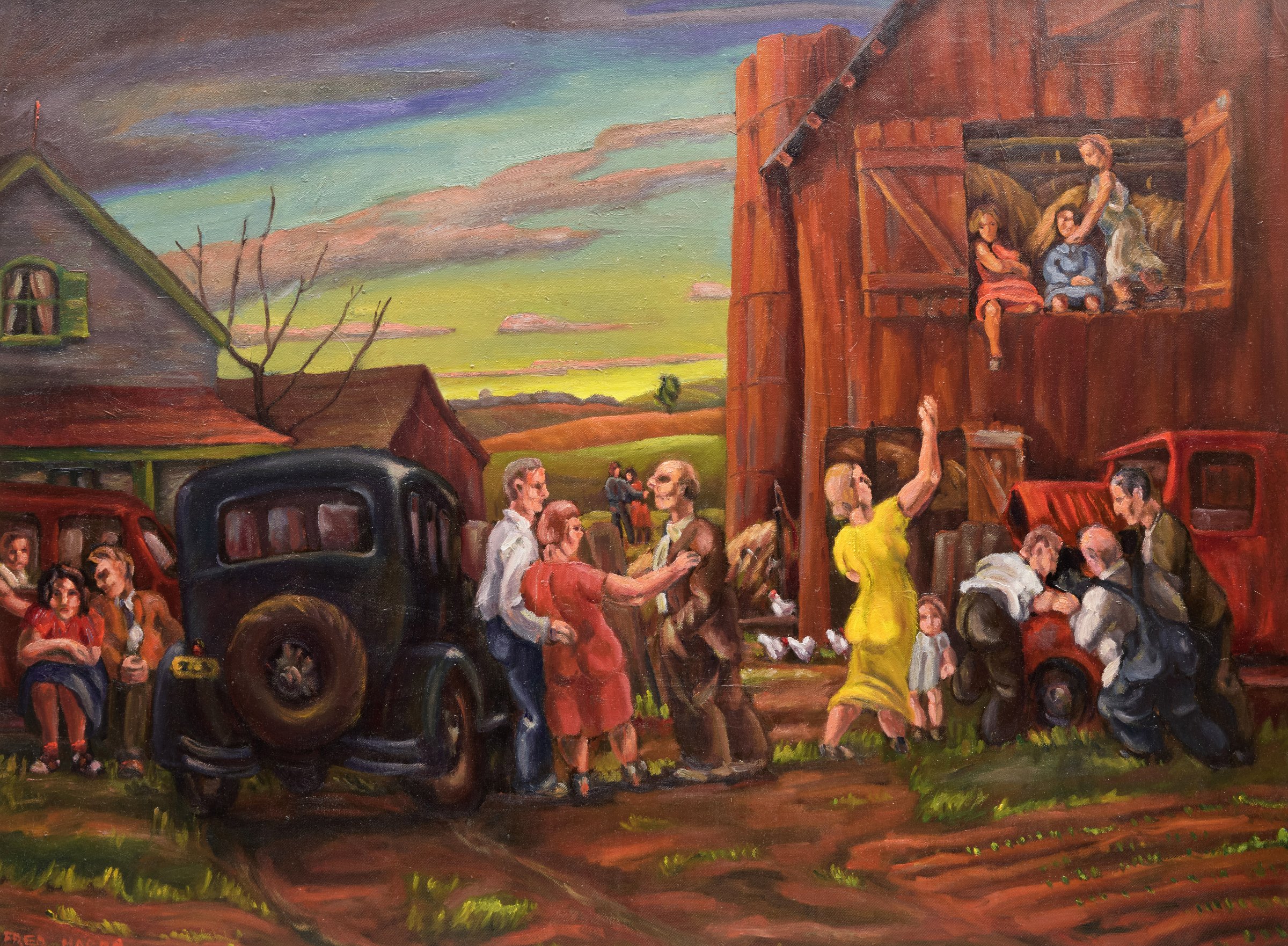 McKrimmon's Farm, 1939 by Frederick Hagan