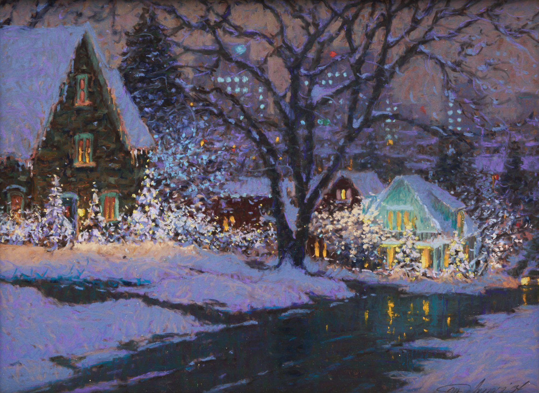 Upper Clark in December by Richard Savoie