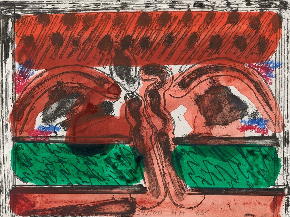 DH in Hollywood by Howard Hodgkin