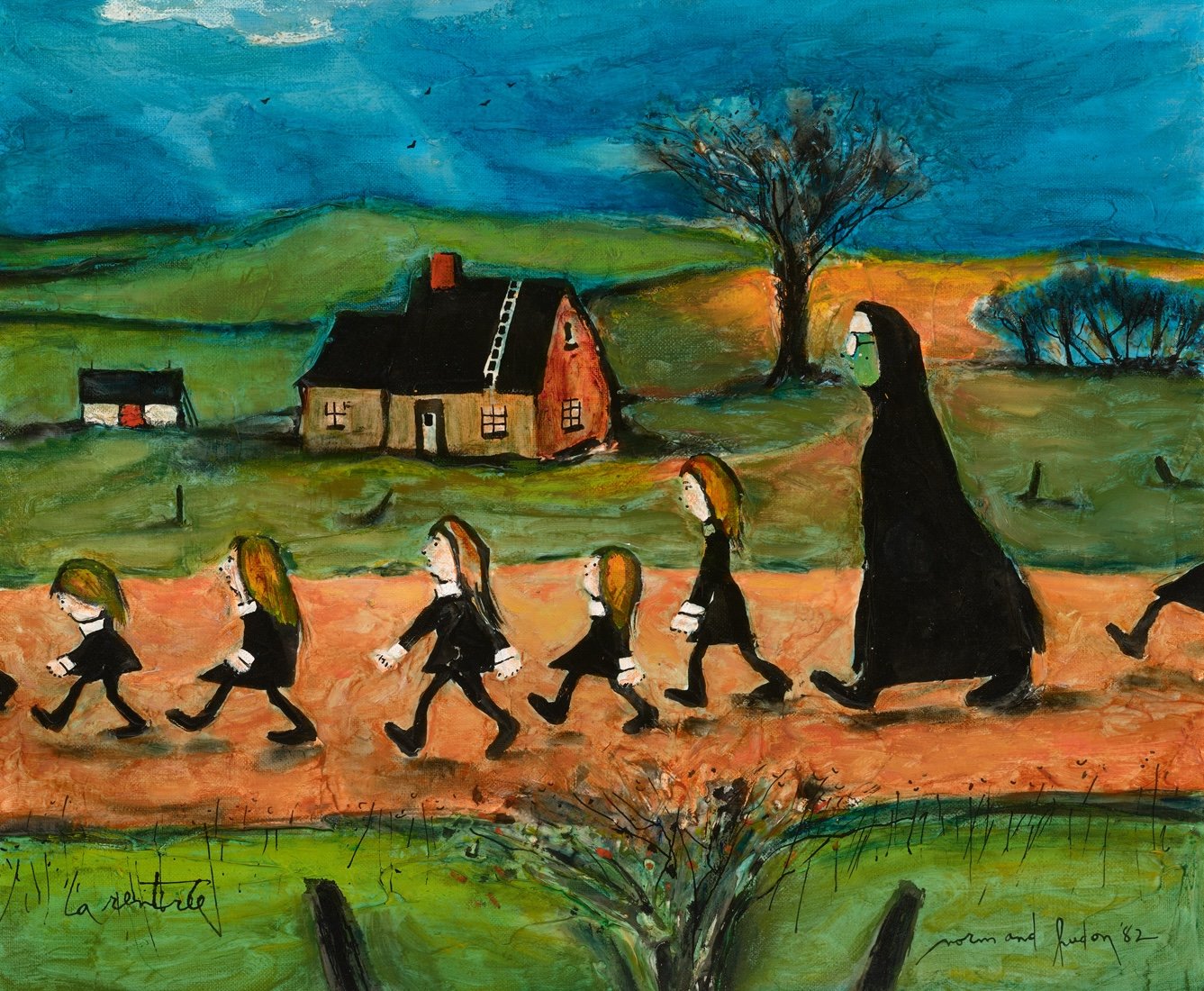 La Rentrée, 1982 by Normand Hudon