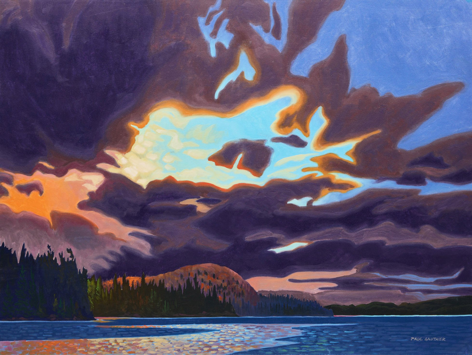 November Sunset, Algonquin Park by Paul Gauthier