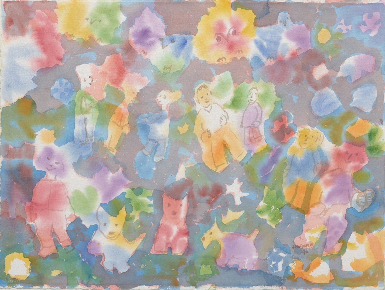 Pansies are this colour by Janet Mitchell
