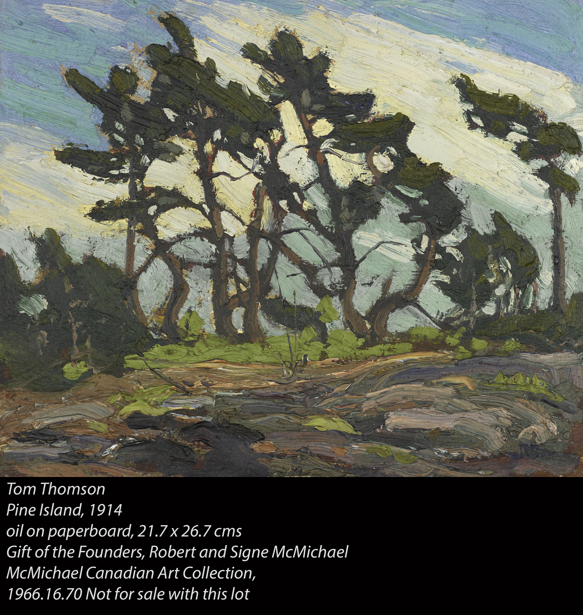 Tom Thomson - Evening, Pine Island | Cowley Abbott
