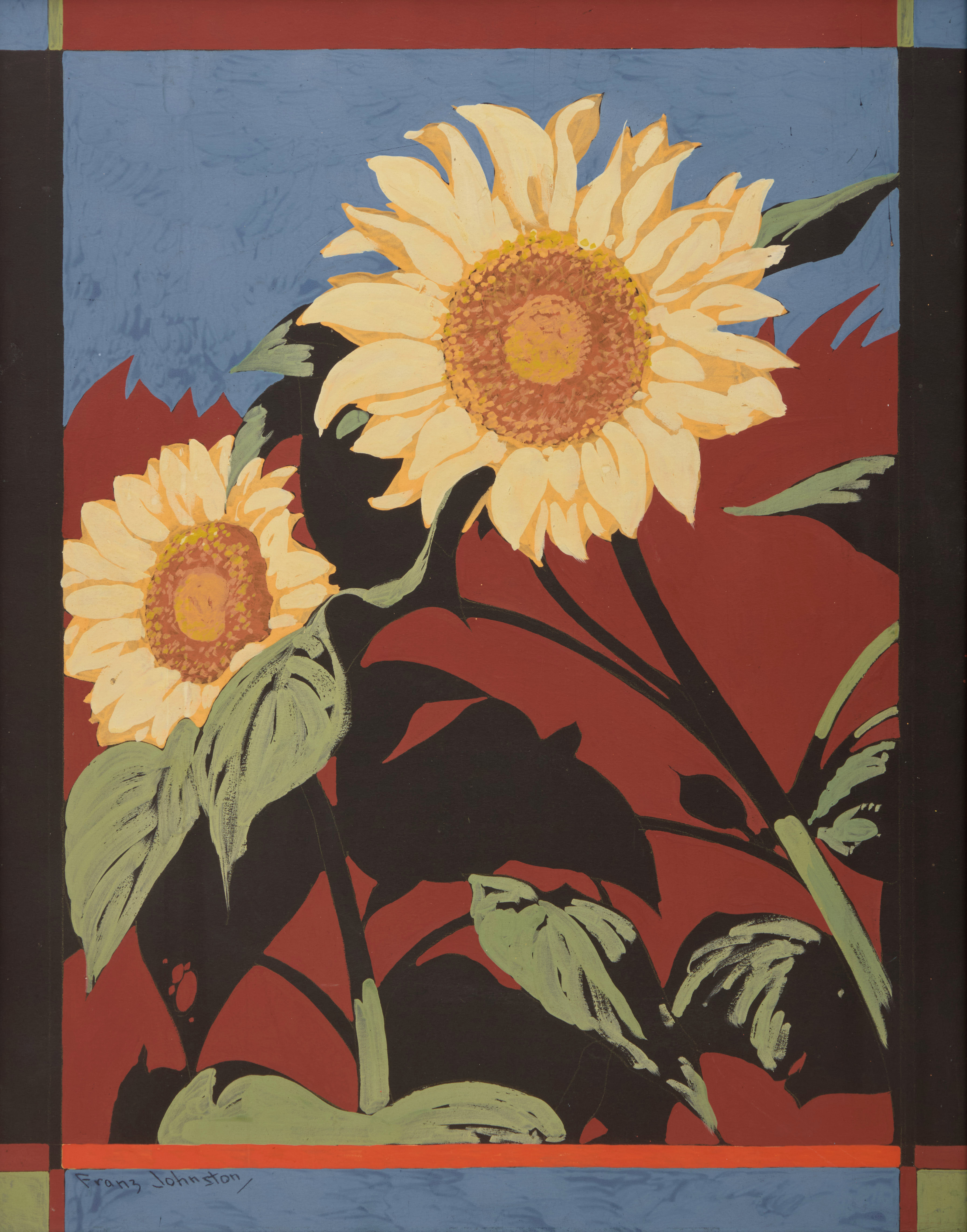 Frank Hans Johnston - Sunflowers | Cowley Abbott