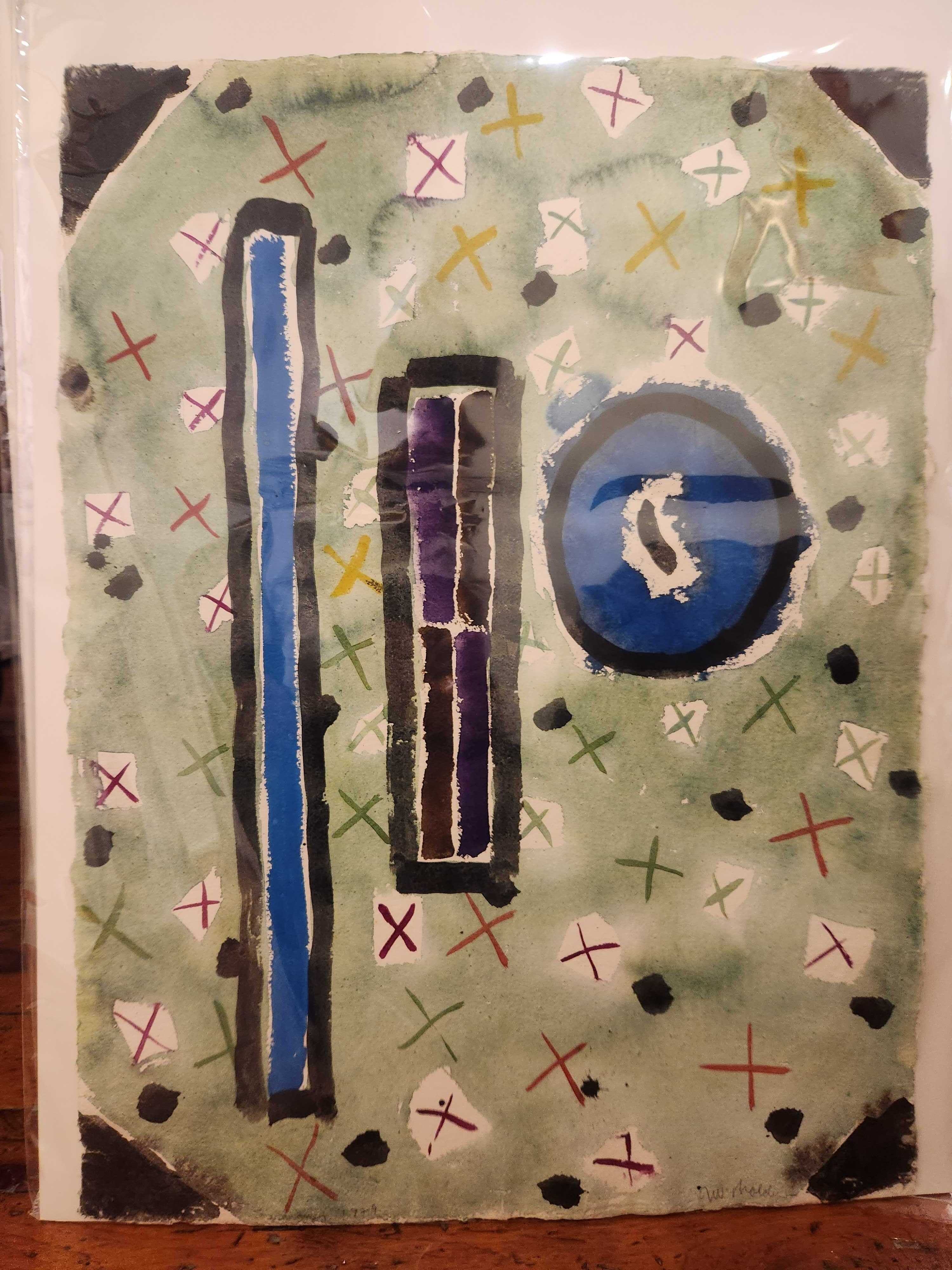 David Bolduc, Syracuse, watercolour on paper