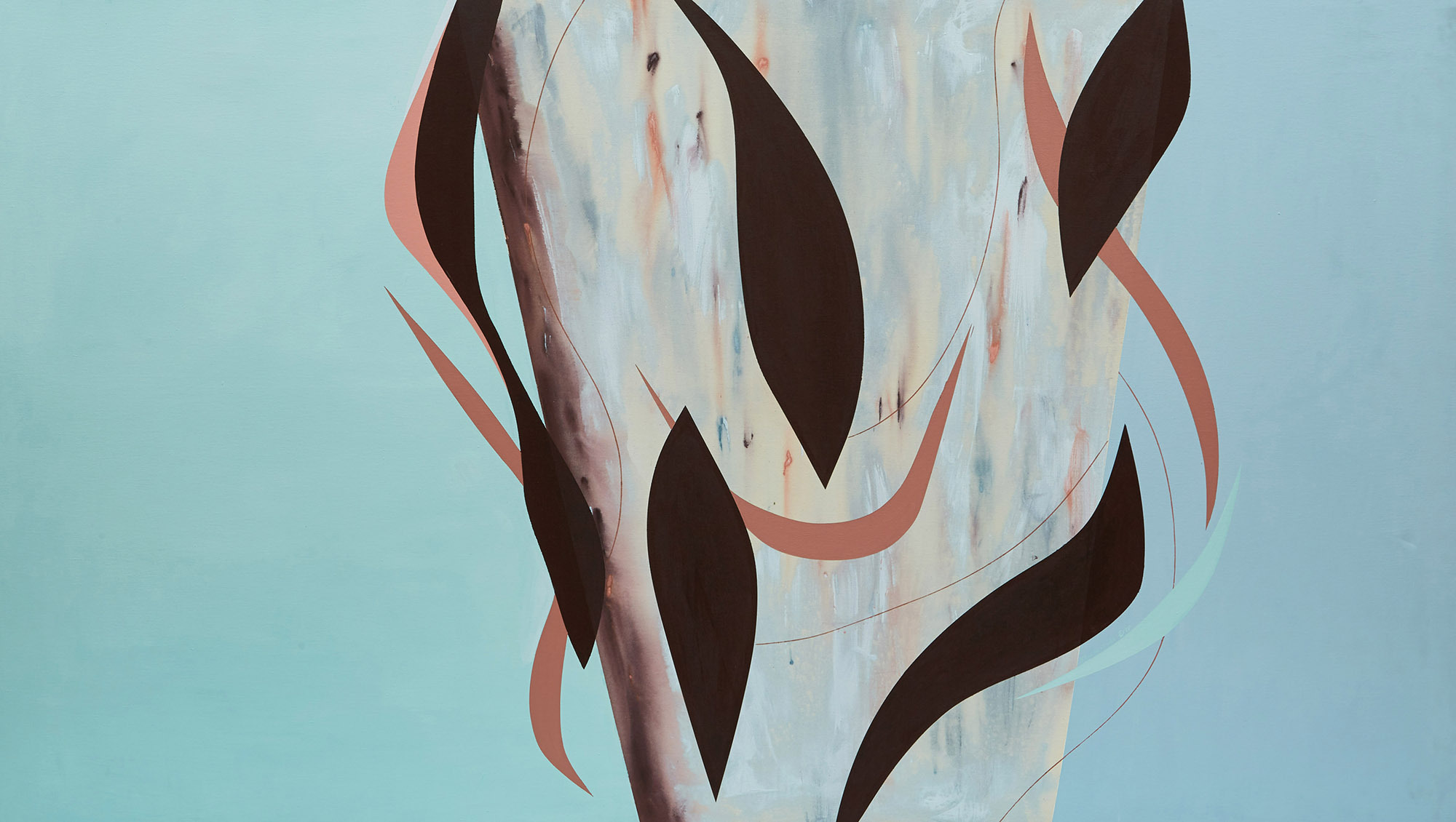 Sheila Maki, Shift of the Wind, acrylic on canvas, 1988