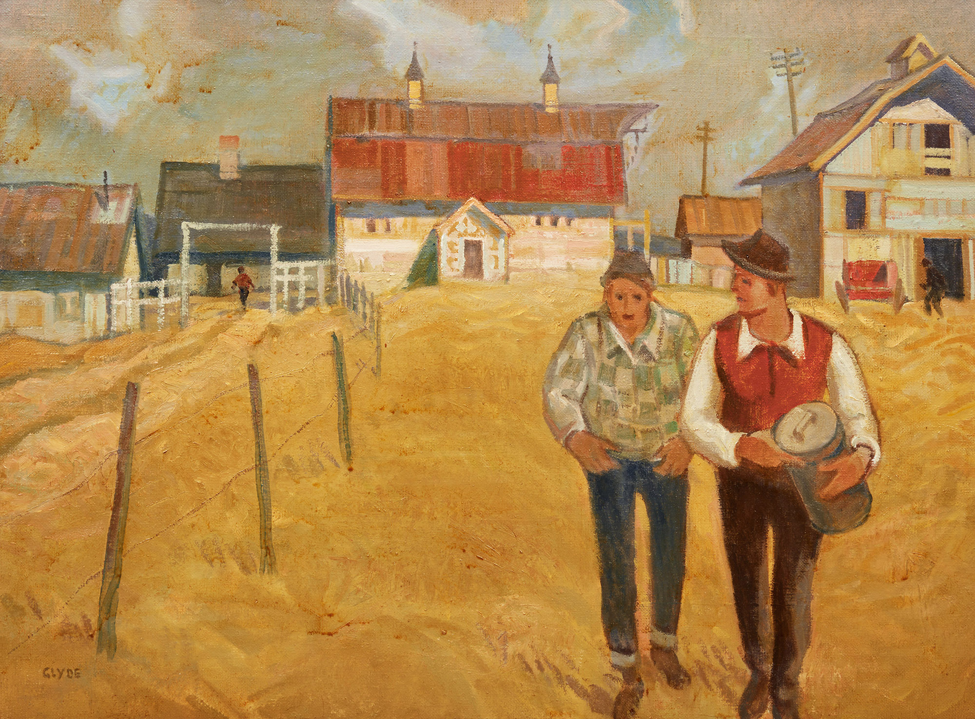 Entrance to the Farm, Alberta by Henry George Glyde