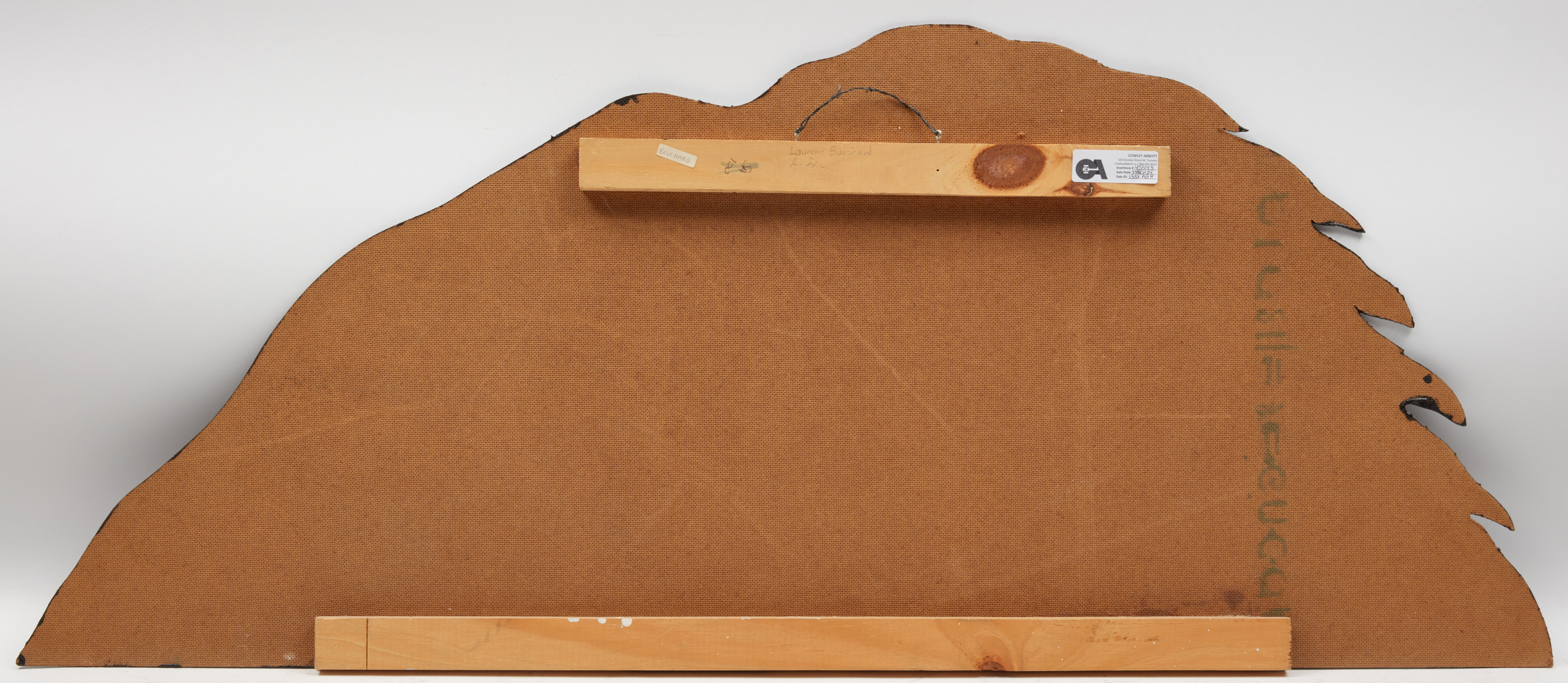 Laurent Bouchard, A-Fric, acrylic and mixed media on canvas, 1987 - view 4