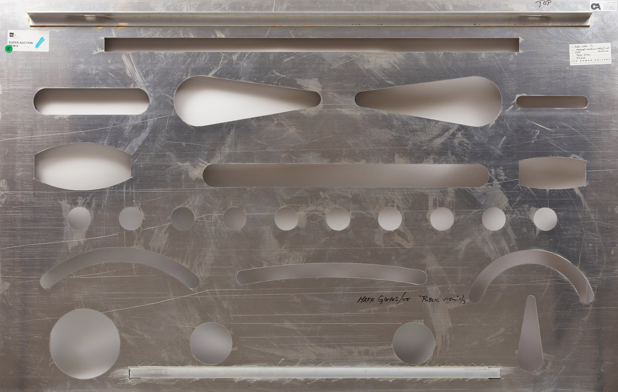 Mark Gomes, Public View, colour photograph mounted on aluminum, 2005 - view 2