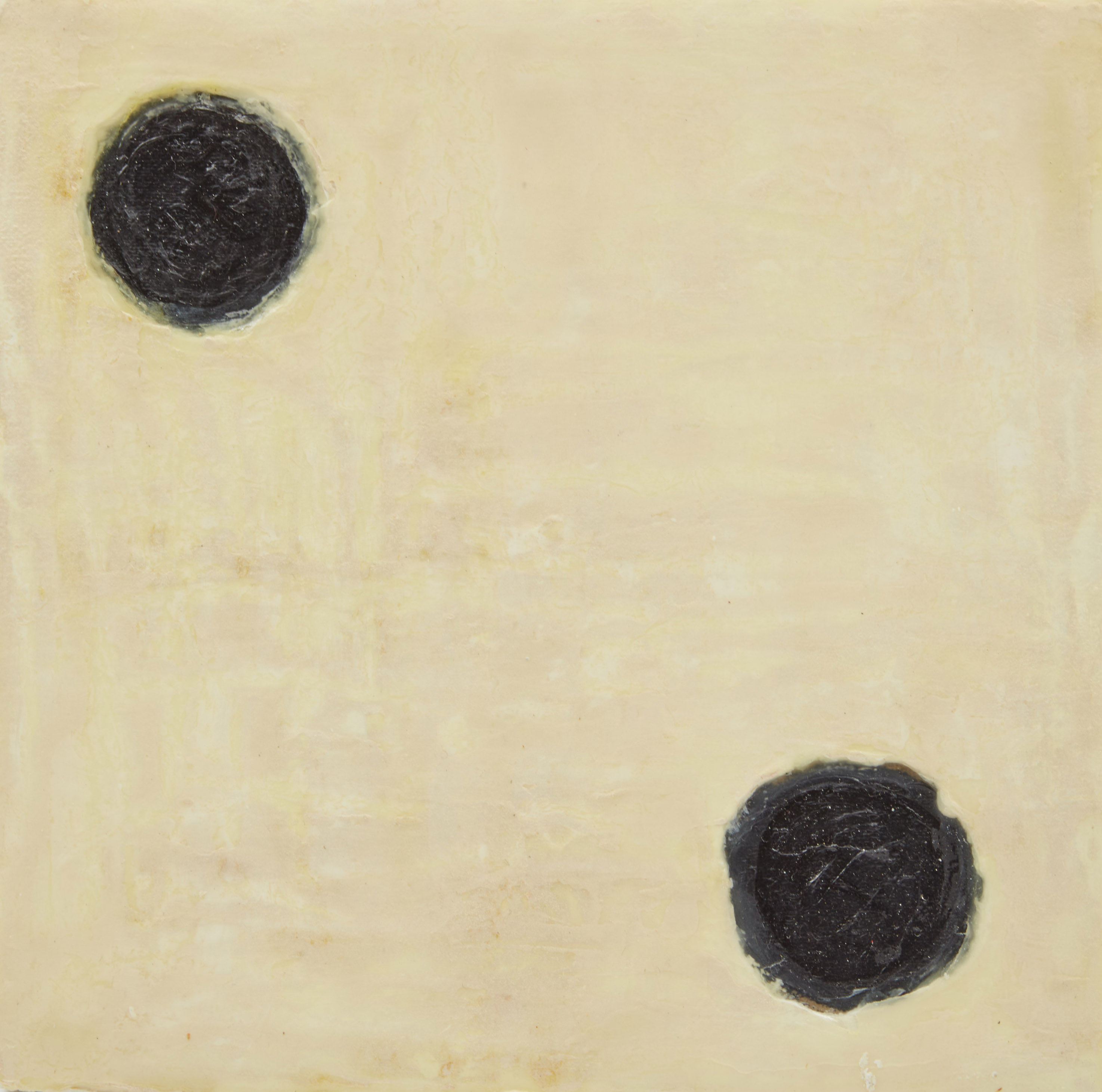 Barbara Steinman, Set of Three Floating Crap Game (Dice Throw #14), three oils and encaustic on canvas, 1993 - view 4