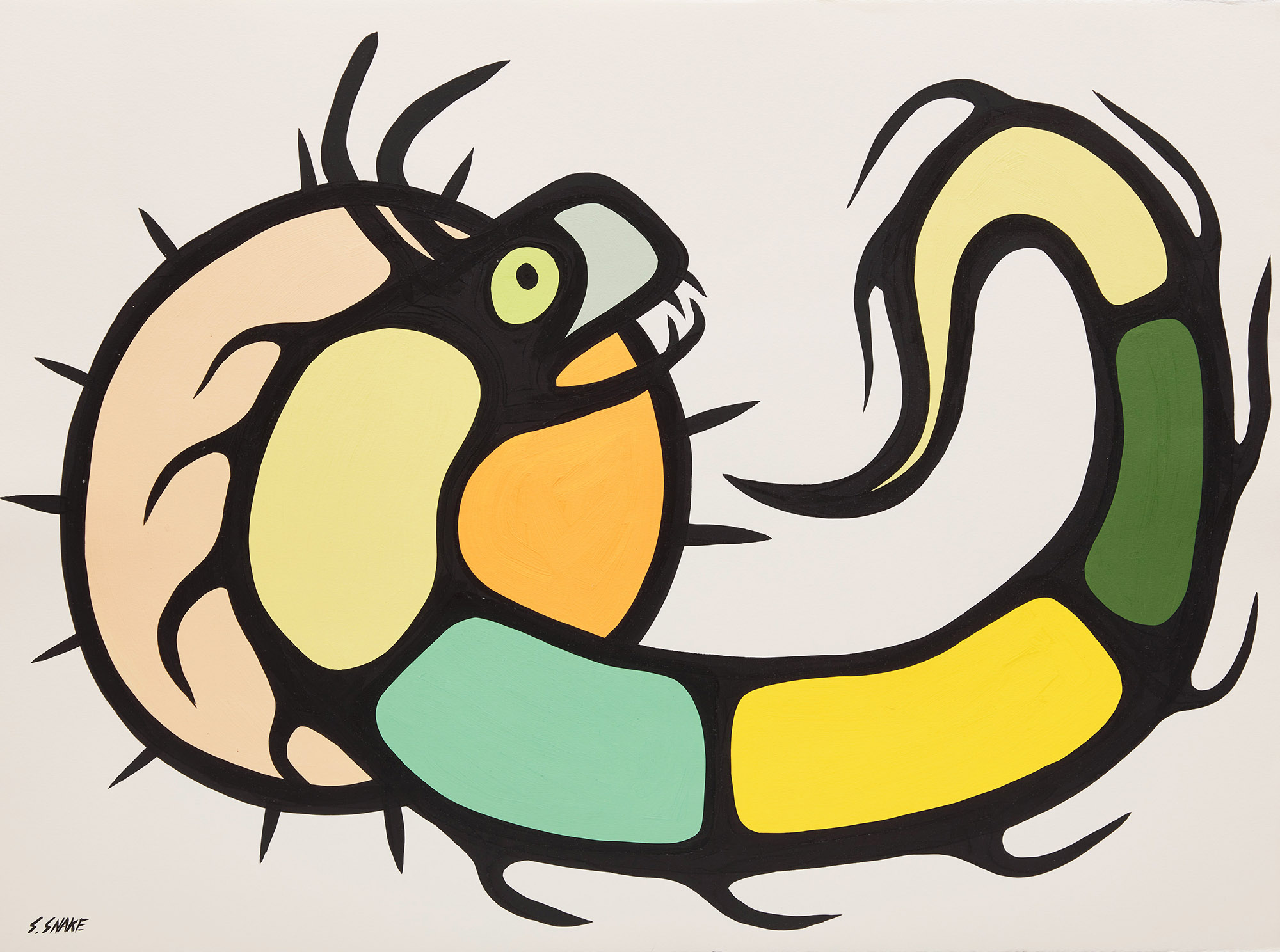 Snake; Bear, Fish and Snake by Stephen Snake