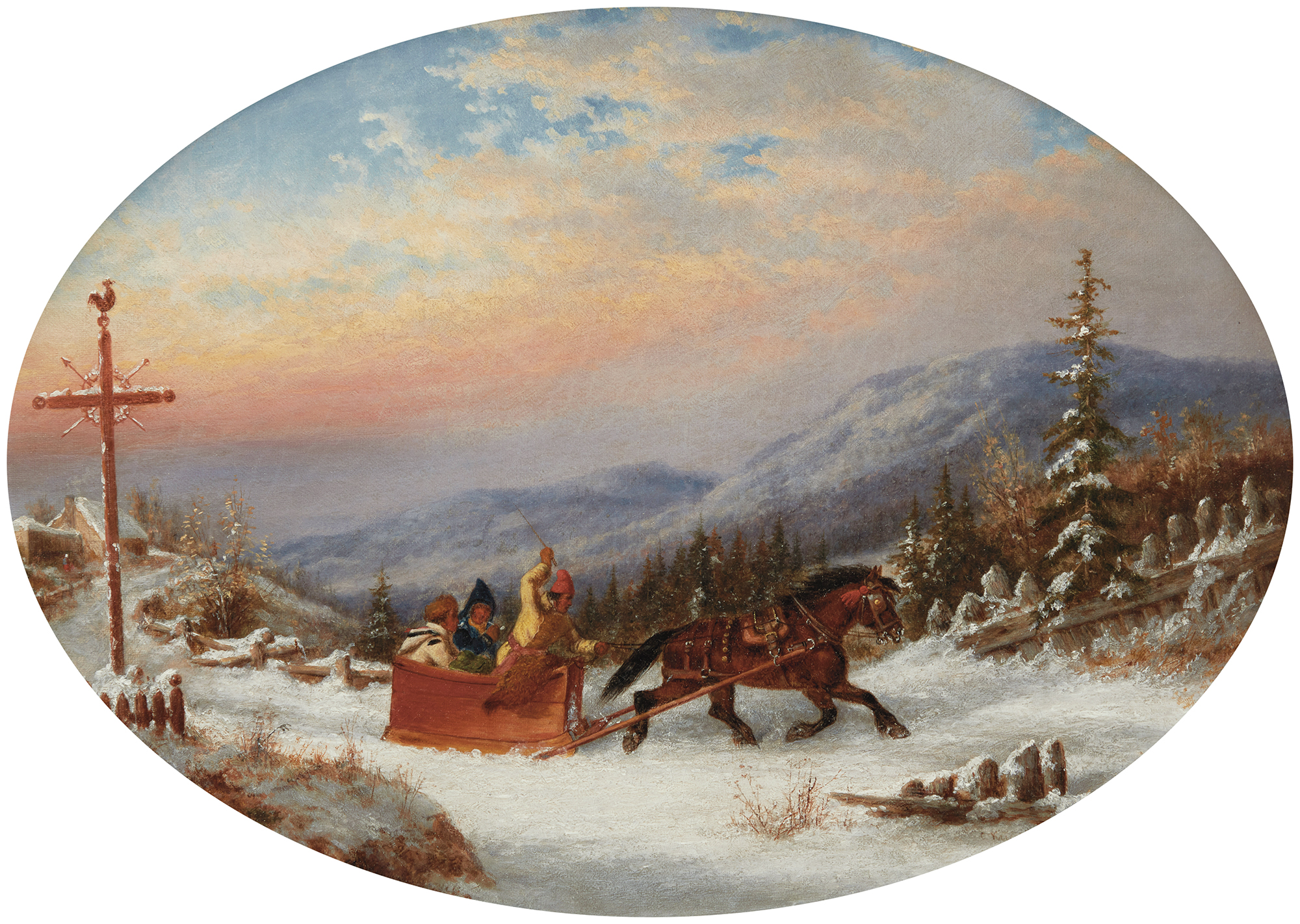 A Trip to Town by Cornelius Krieghoff