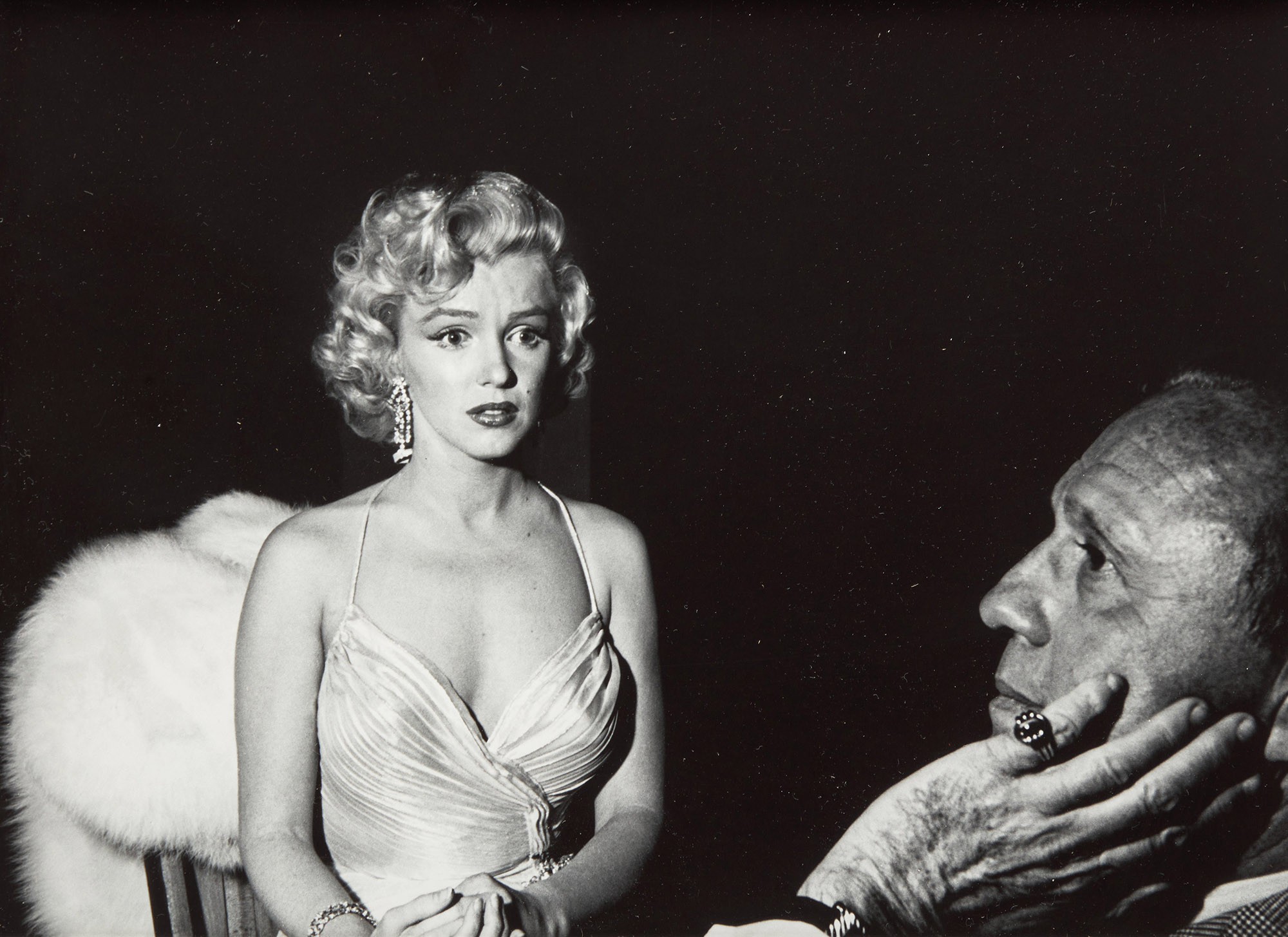 Marilyn Monroe and Jack Benny by Phil Stern