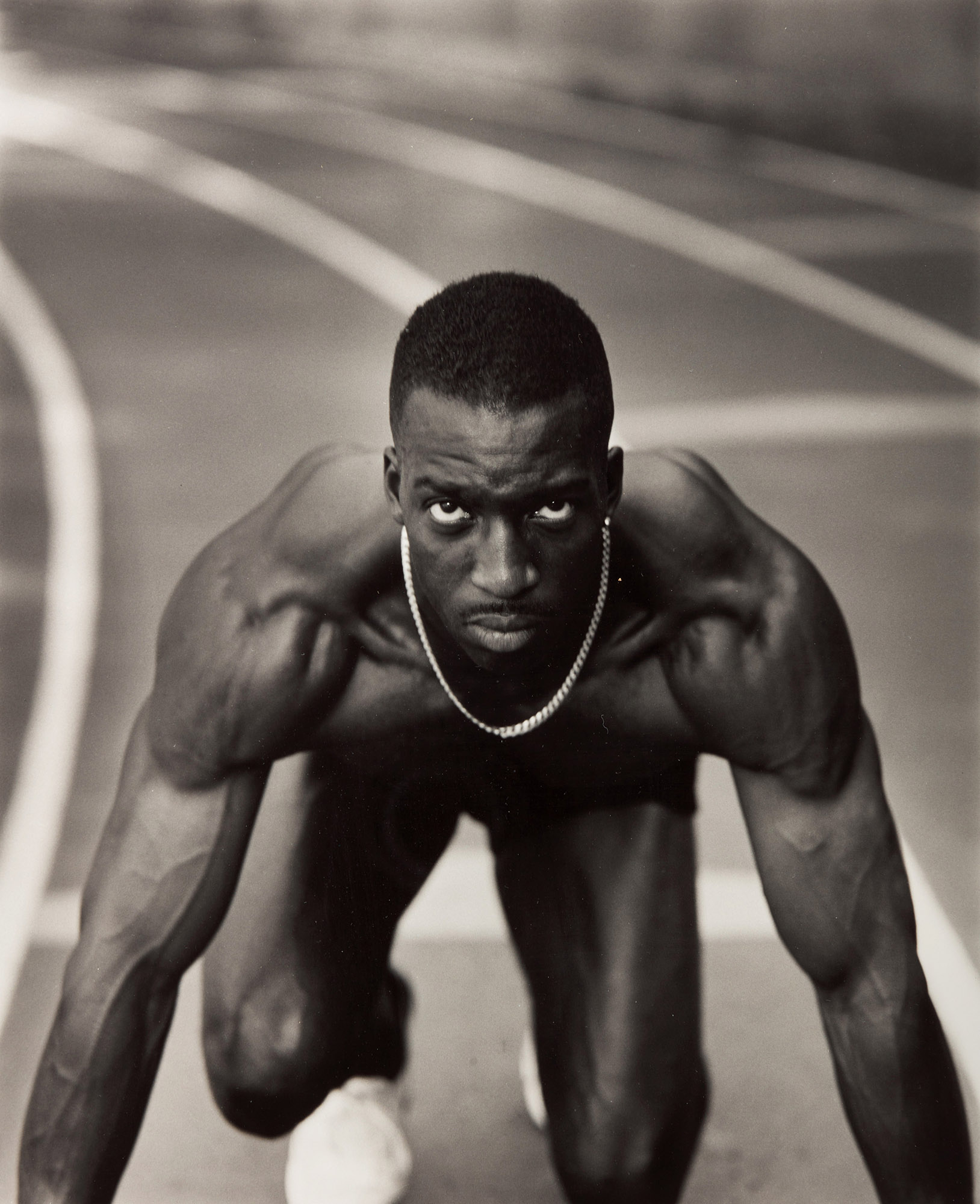 Michael Johnson by Annie Leibovitz