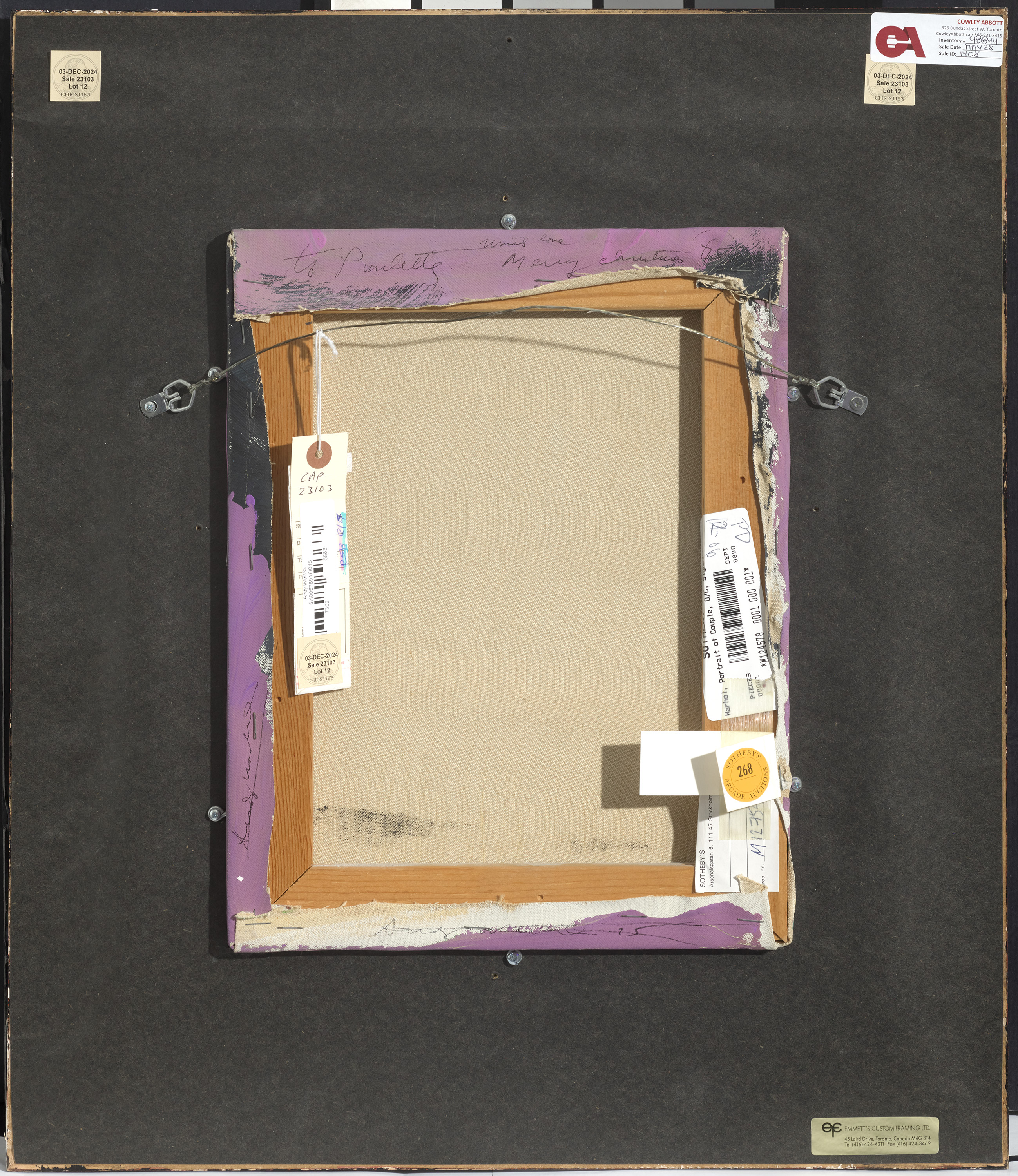 Andy Warhol, Ladies and Gentlemen (Ivette and Lurdes), 1975, acrylic and silkscreen ink on canvas - view 3