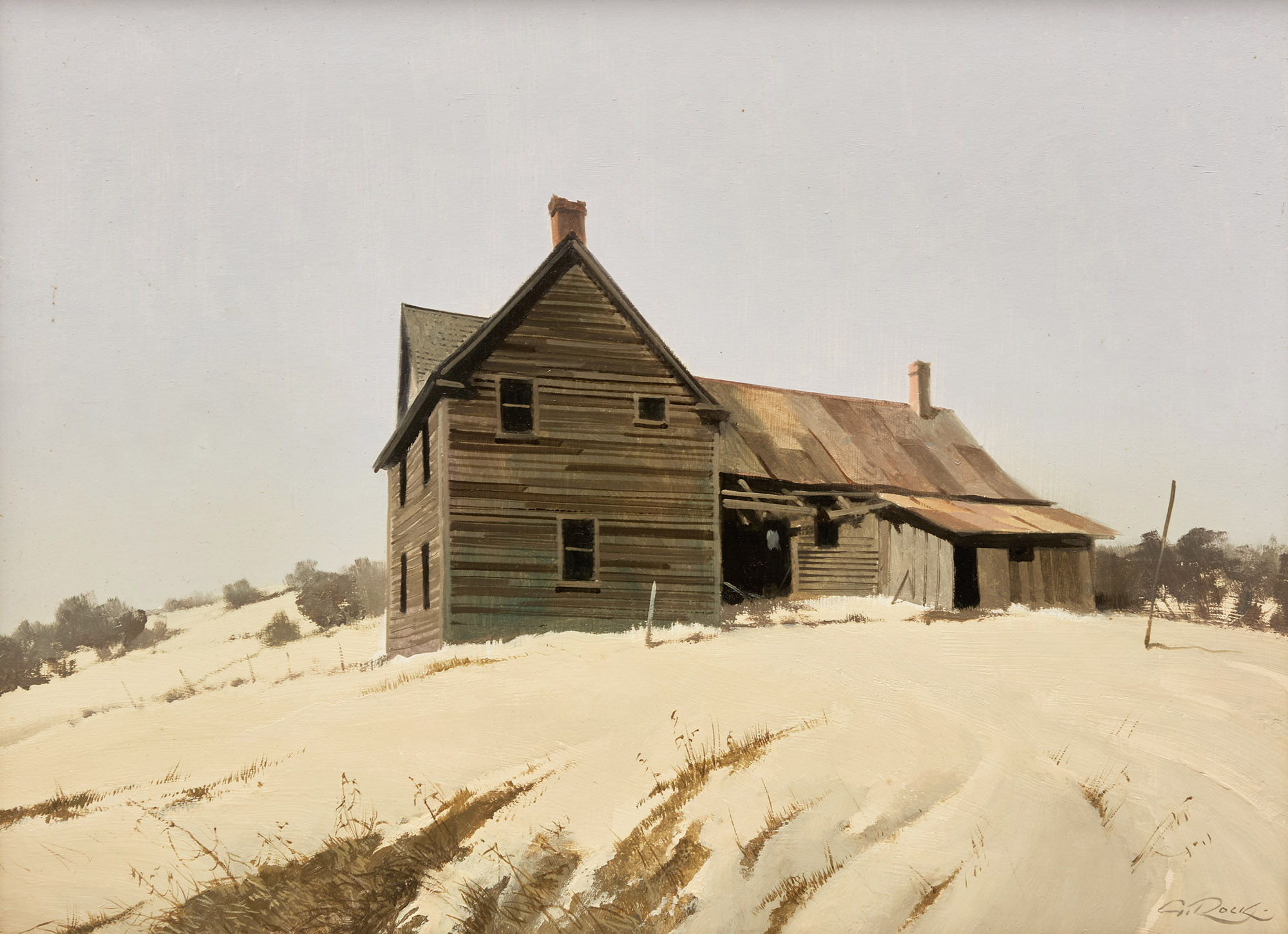 Derelict (Near Foremost Alberta) by Geoffrey Allan Rock