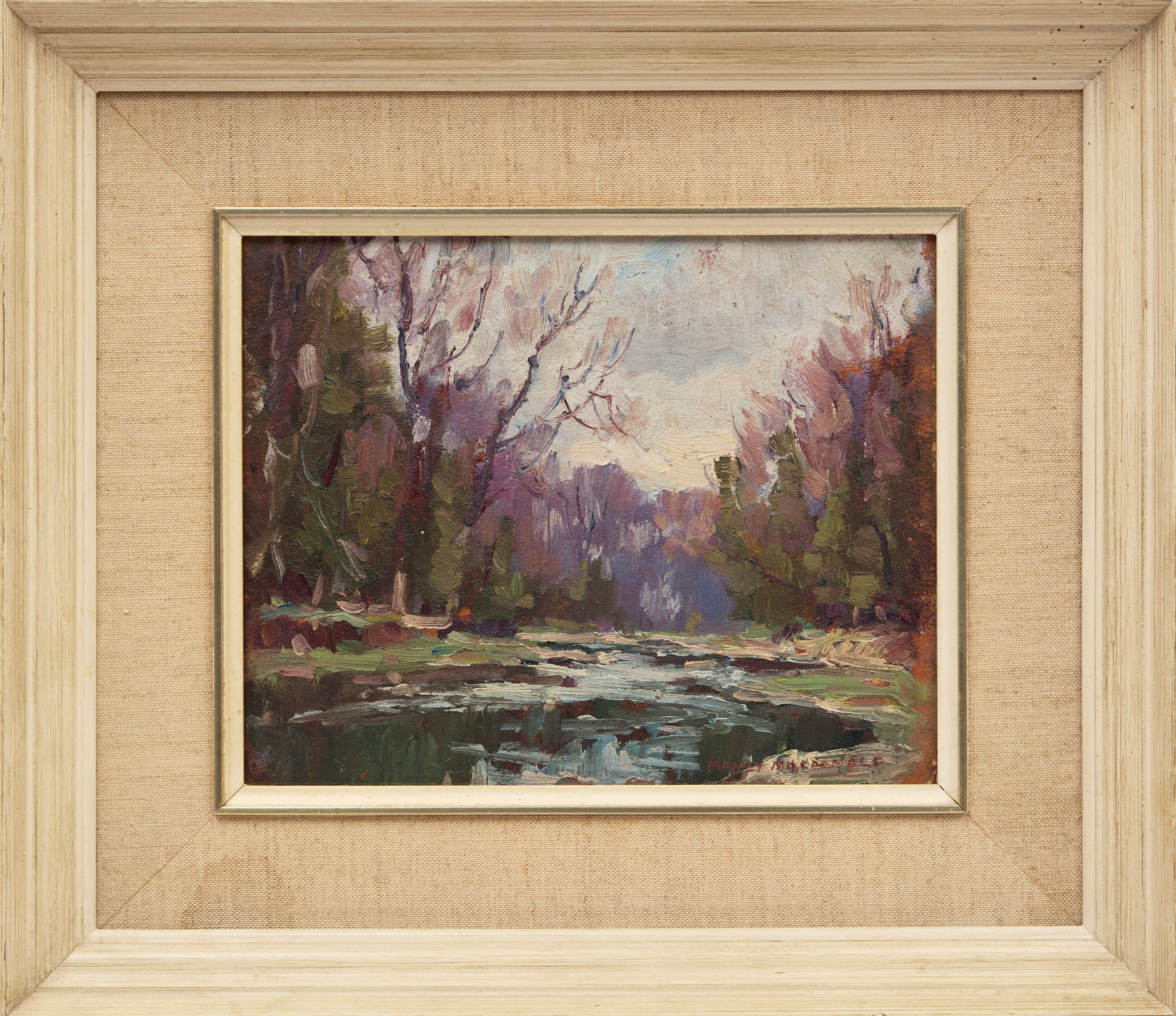 Manly Edward MacDonald, Spring, oil on board - view 2